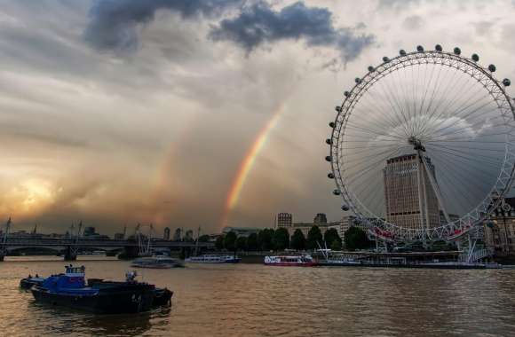 London Eye And Rainbows