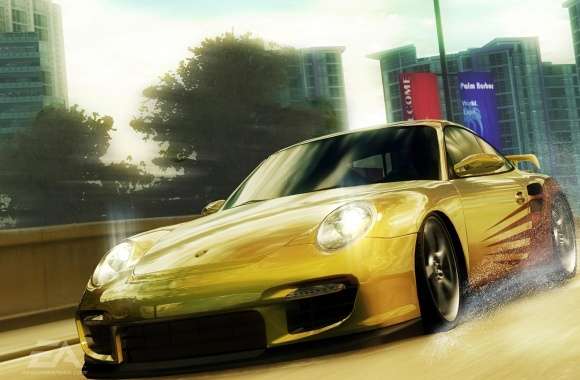 Need for Speed Undercover Yellow Porsche