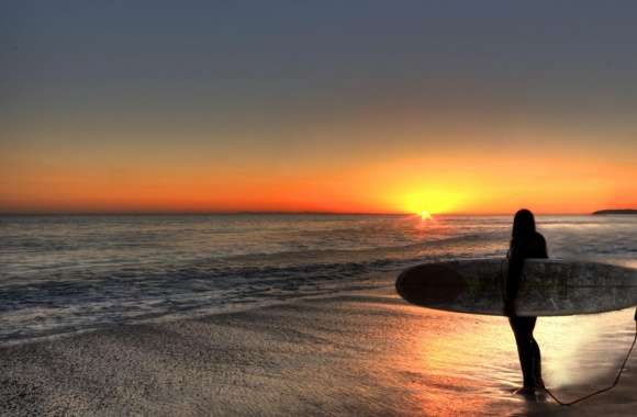 Surfin the Sunset, San Clemente, CA wallpapers hd quality