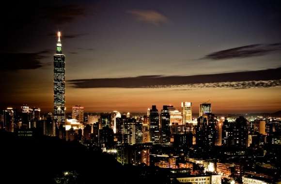 Taipei 101 At Night wallpapers hd quality