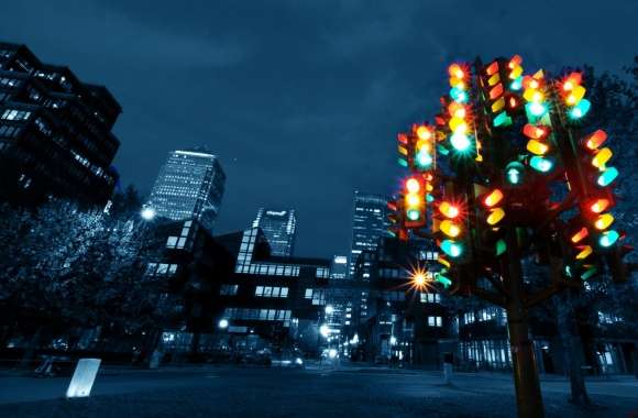 Traffic Light Sculpture