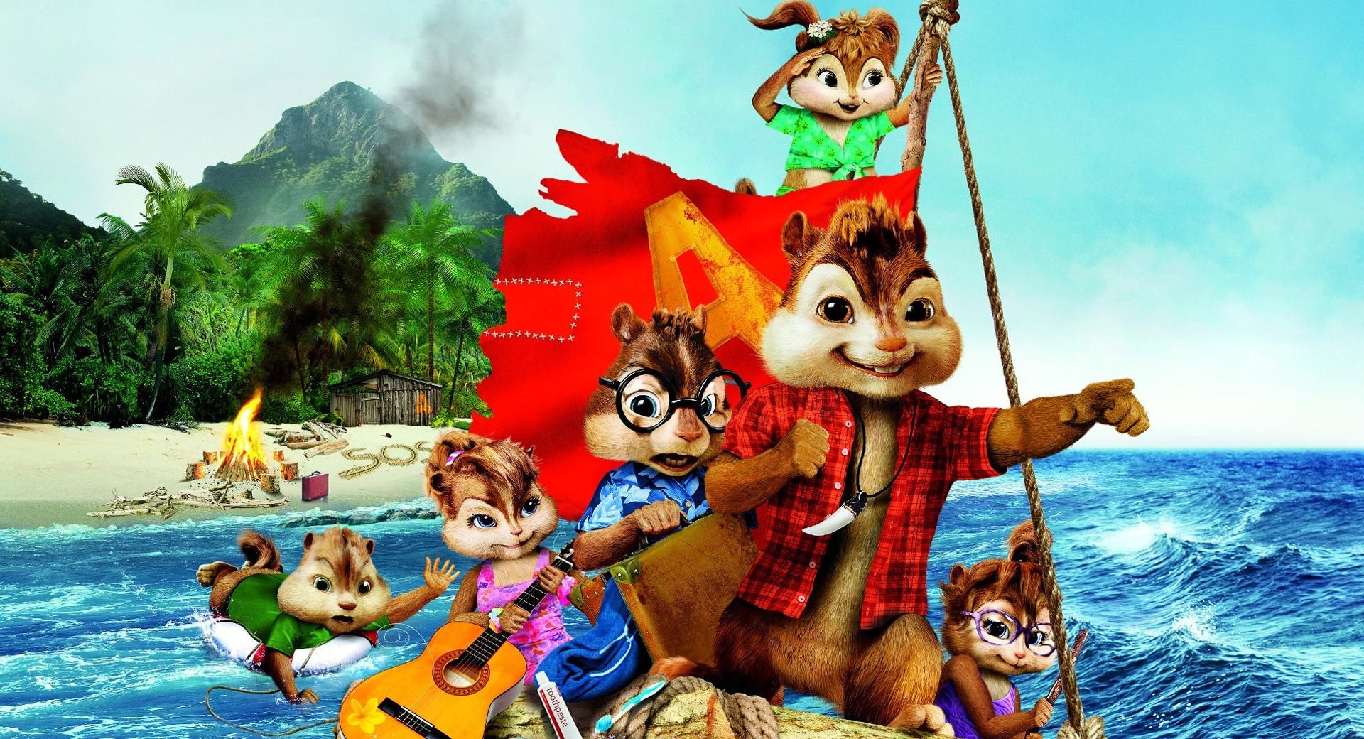 Alvin and the Chipmunks Chipwrecked (2011) at 1024 x 1024 iPad size wallpapers HD quality