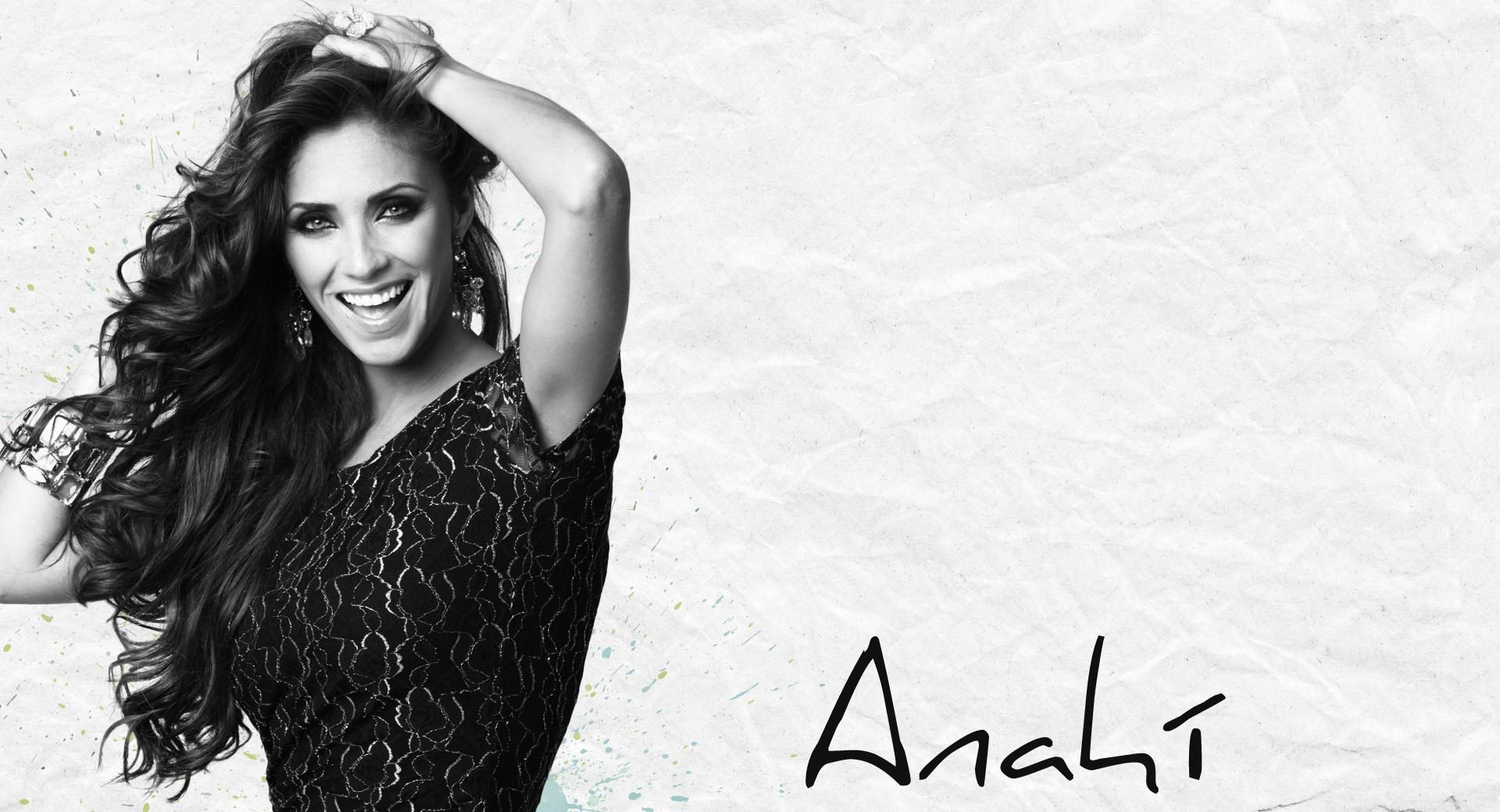 Anahi Black and White at 1024 x 768 size wallpapers HD quality