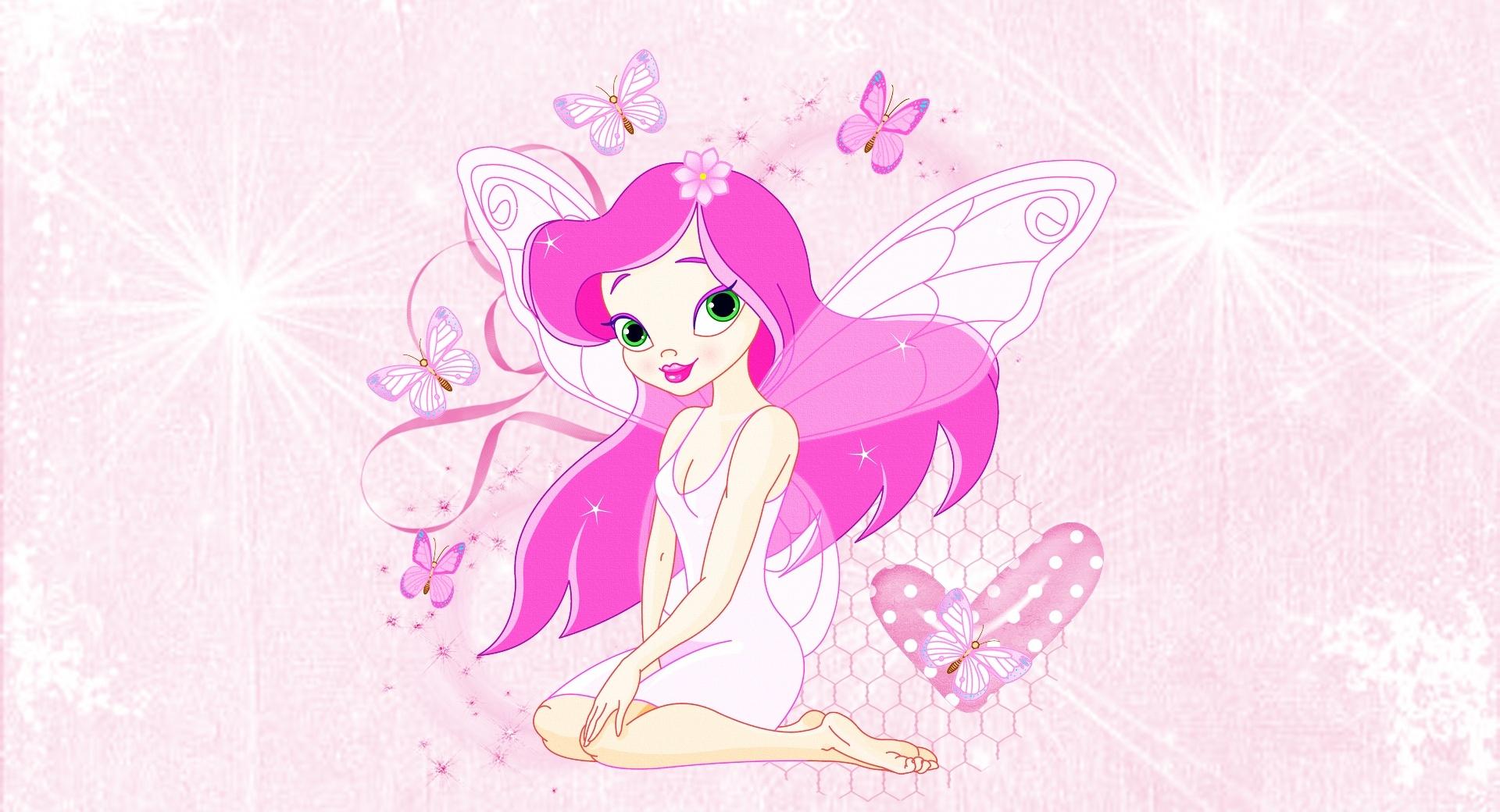 Anime Butterfly Fairy at 1334 x 750 iPhone 7 size wallpapers HD quality