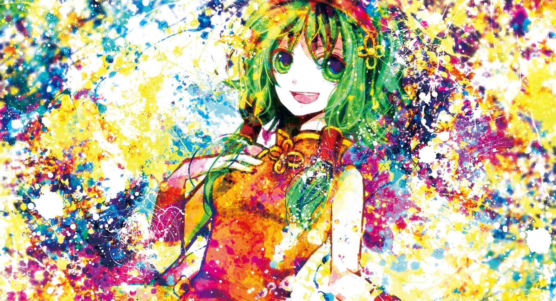 Anime Girl Colorful wallpapers HD quality