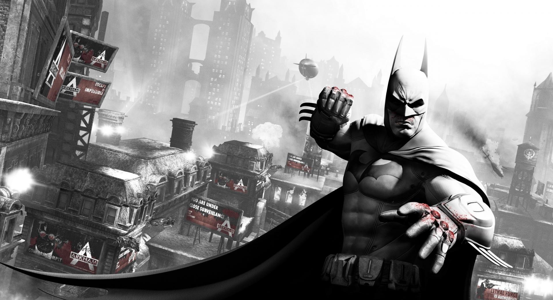 Arkham City Batman at 640 x 1136 iPhone 5 size wallpapers HD quality