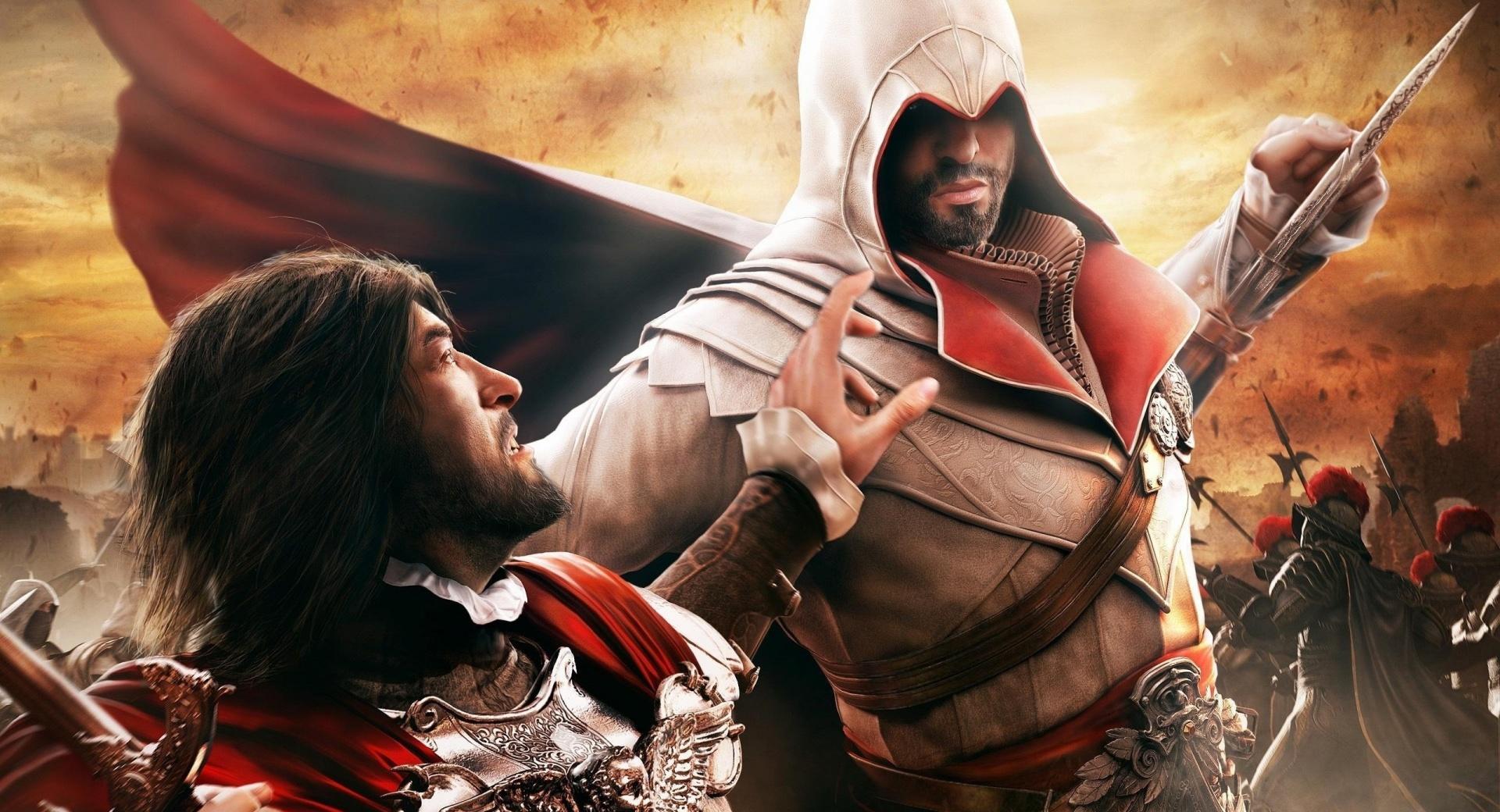 Assassins Creed Brotherhood Fight at 1600 x 1200 size wallpapers HD quality