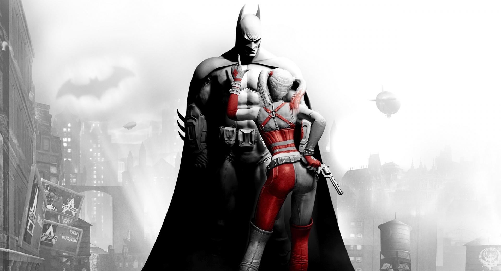 Batman Arkham City Harley Quinn at 1024 x 1024 iPad size wallpapers HD quality