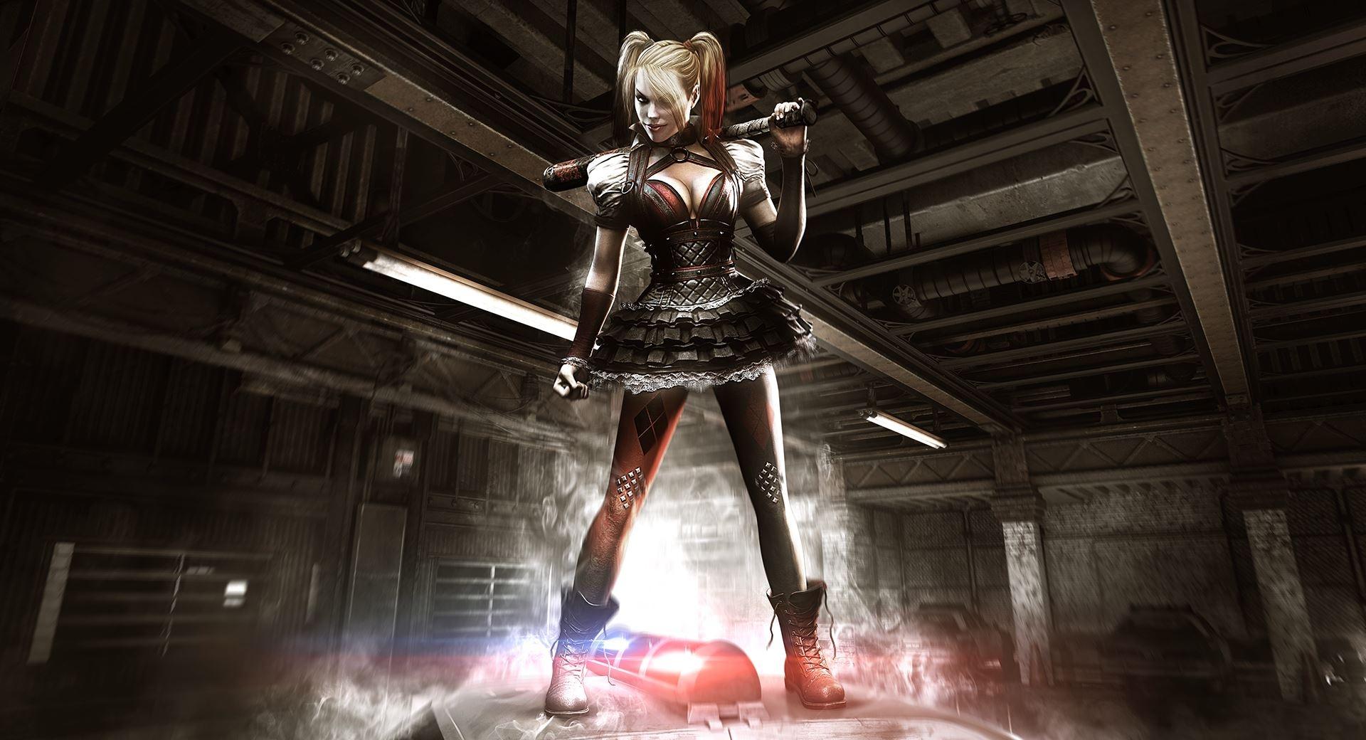 Batman Arkham Knight Harley Quinn at 640 x 1136 iPhone 5 size wallpapers HD quality
