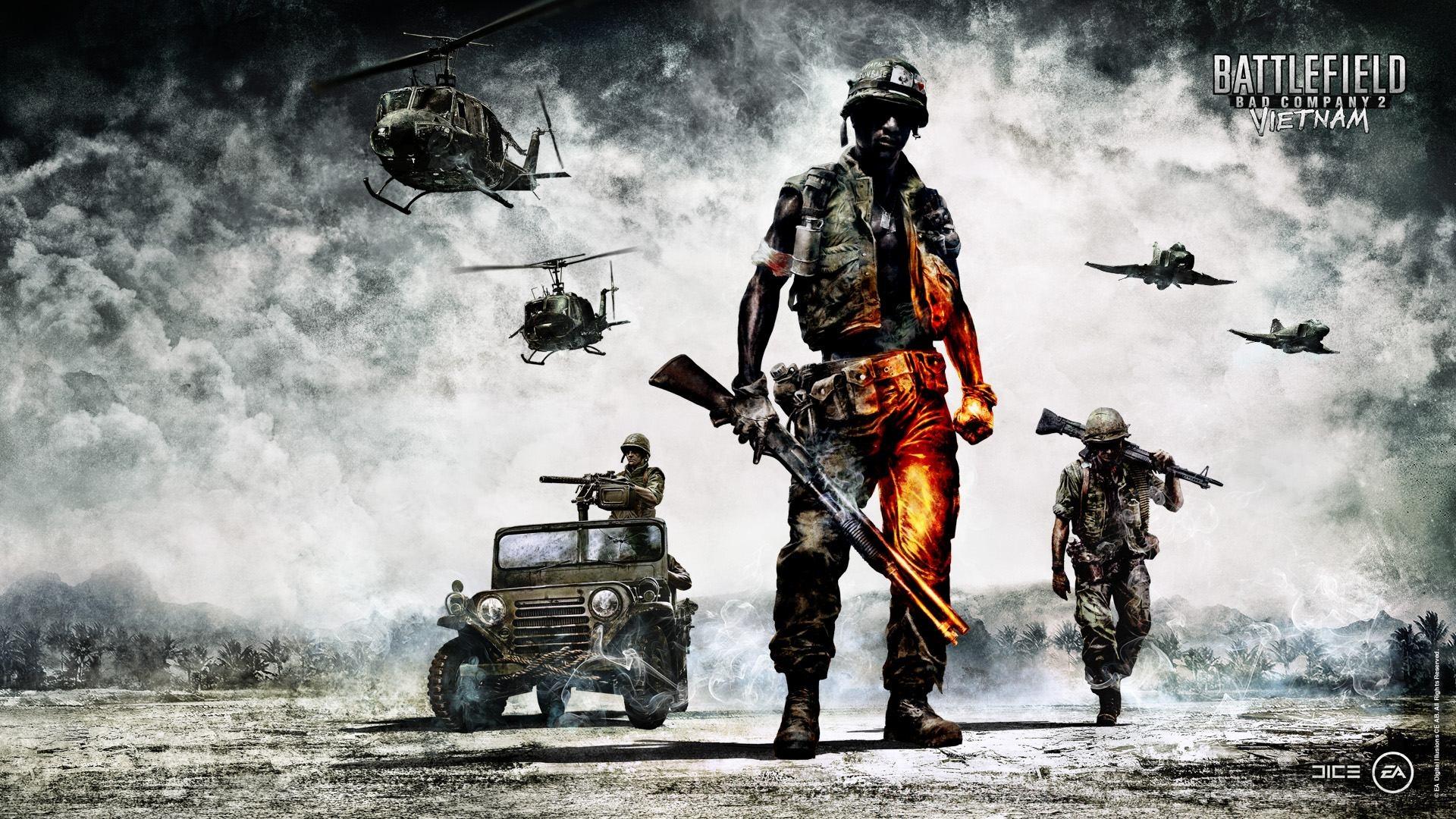 Battlefield Bad Company 2 at 320 x 480 iPhone size wallpapers HD quality