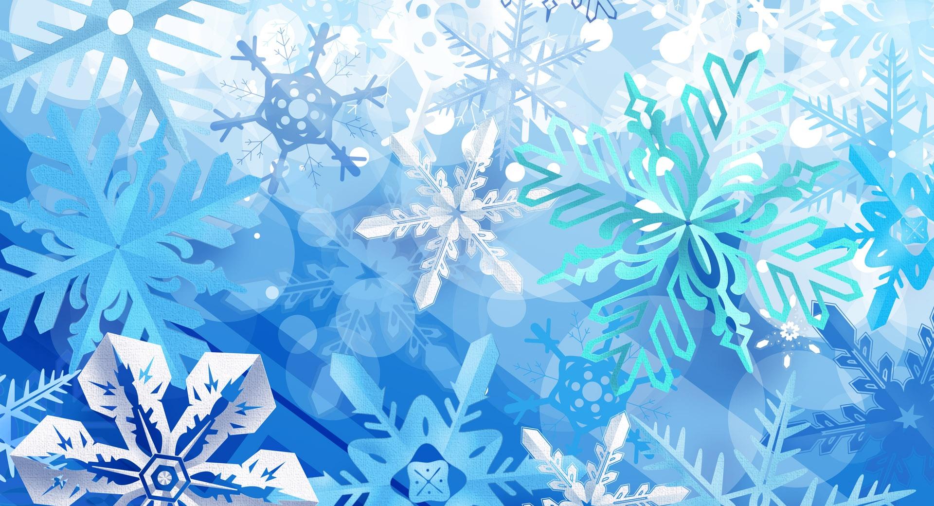 Beautiful Snowflakes New Year at 640 x 960 iPhone 4 size wallpapers HD quality