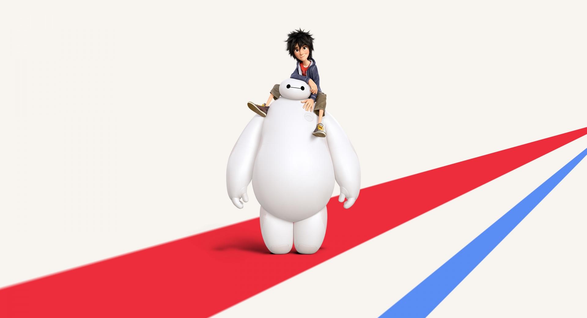 Big Hero 6 Disney Hiro and Baymax at 320 x 480 iPhone size wallpapers HD quality