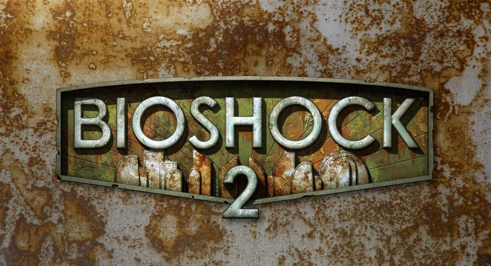 Bioshock 2 Logo at 640 x 960 iPhone 4 size wallpapers HD quality