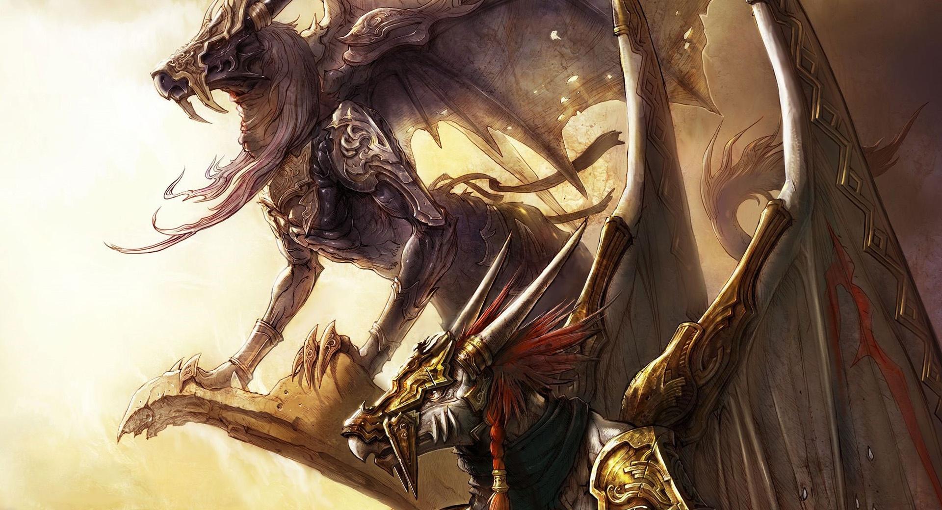 Blood Of Bahamut Game at 640 x 1136 iPhone 5 size wallpapers HD quality