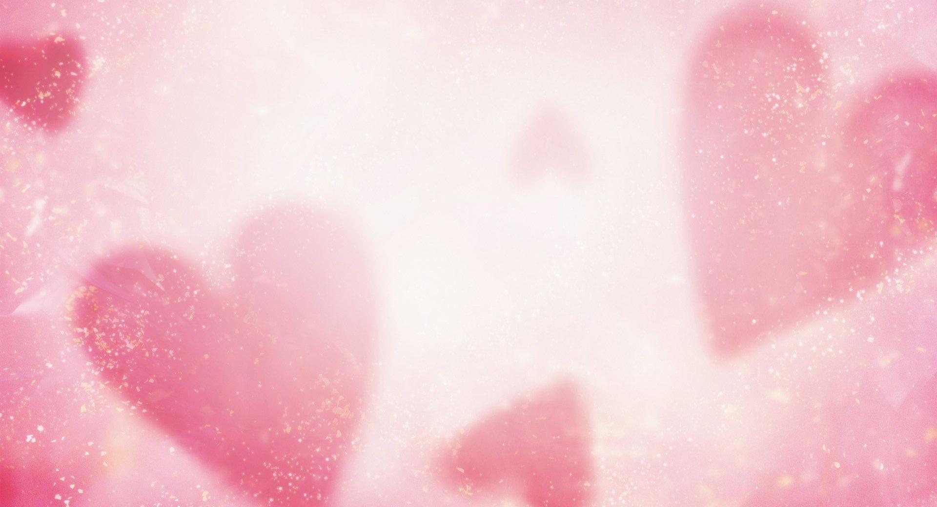 Blurred Hearts at 320 x 480 iPhone size wallpapers HD quality