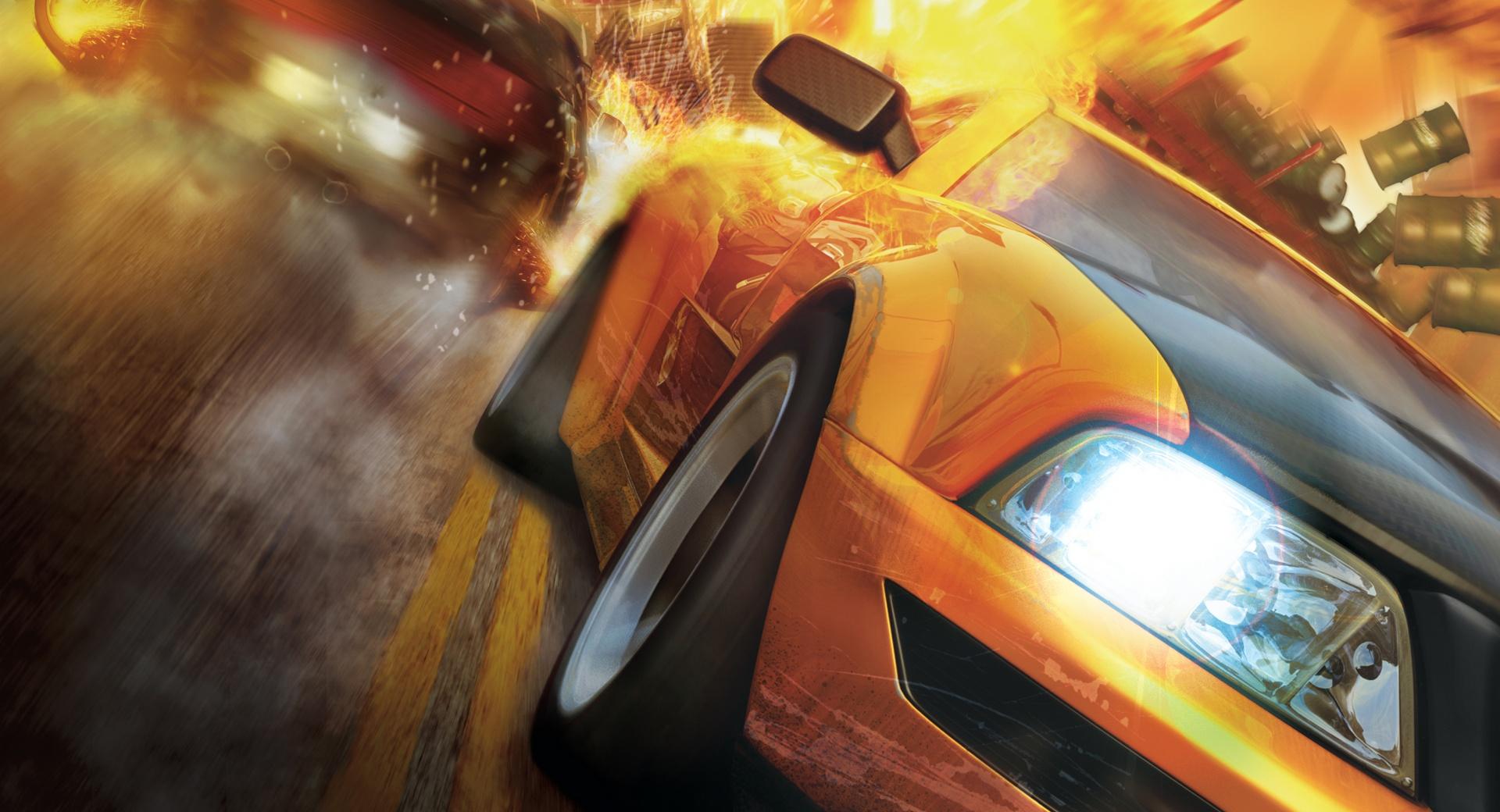 Burnout Revenge Cars at 320 x 480 iPhone size wallpapers HD quality