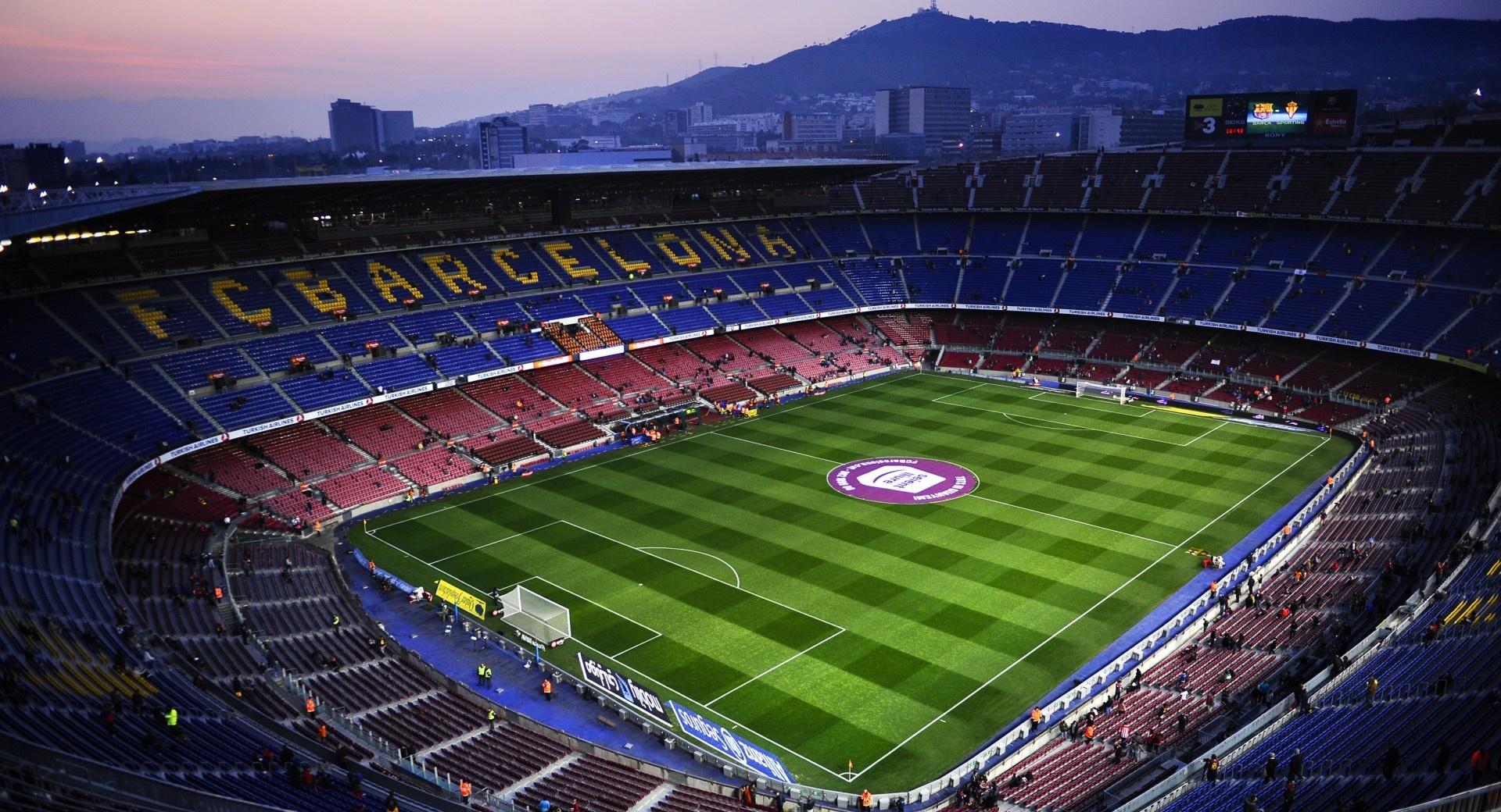 Camp Nou in Barcelona, Spain at 1334 x 750 iPhone 7 size wallpapers HD quality