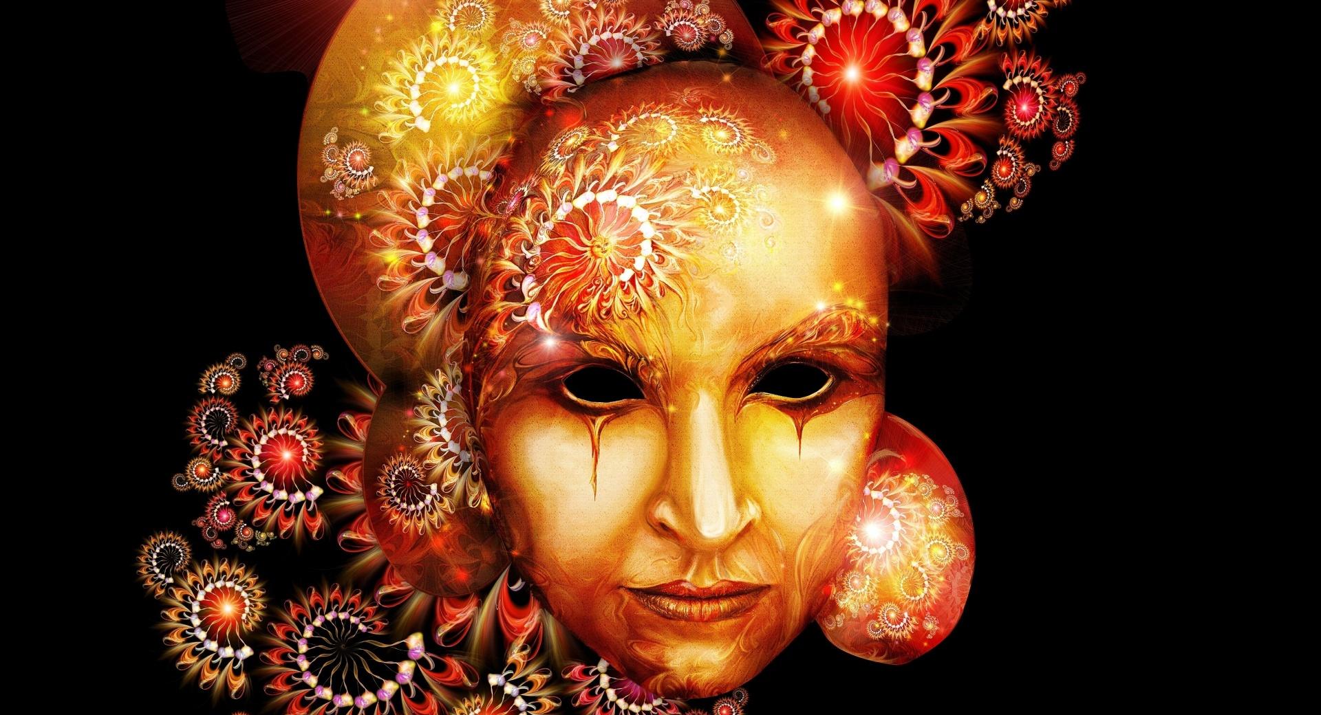 Carnival Mask at 2048 x 2048 iPad size wallpapers HD quality
