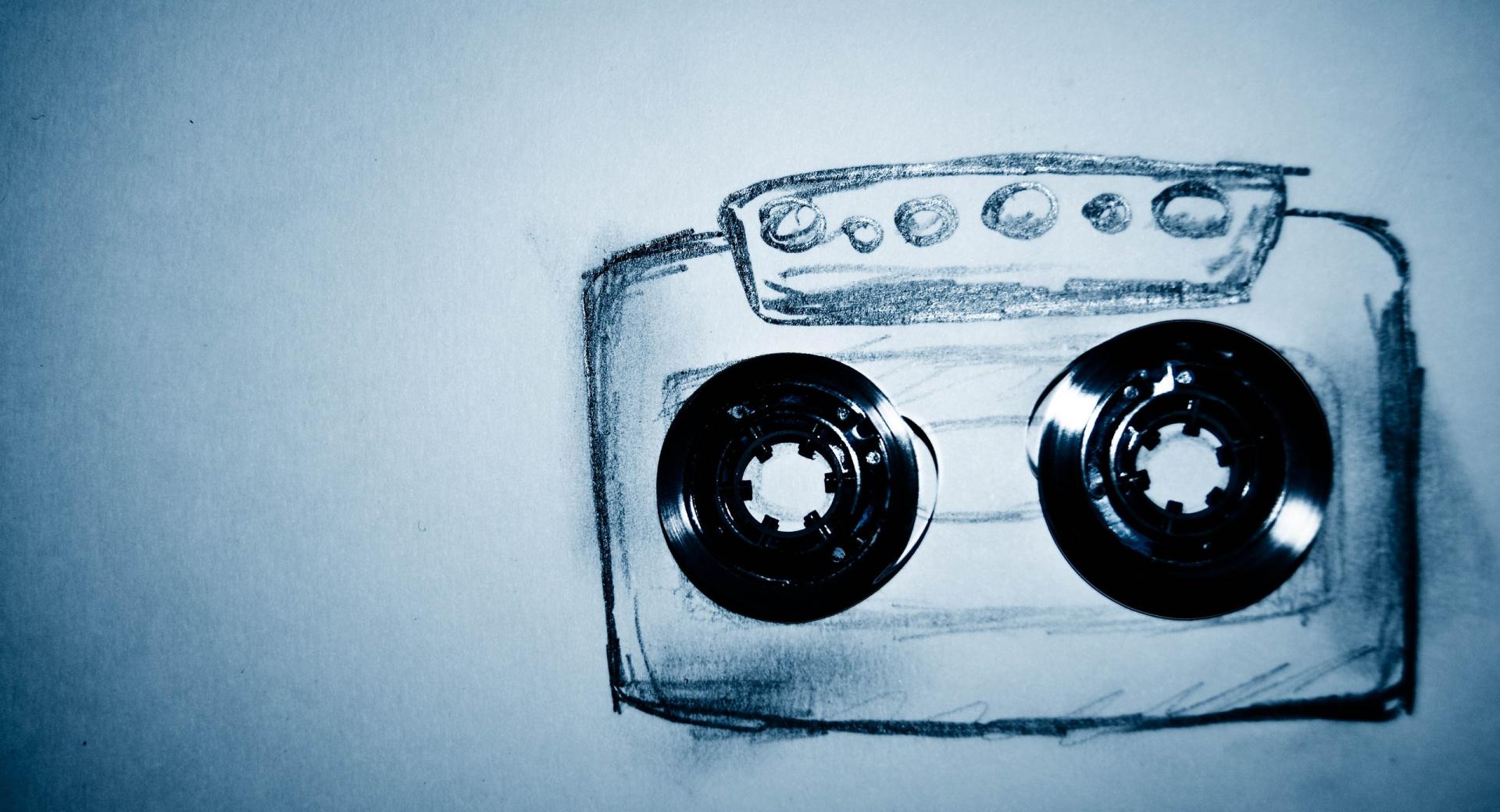 Cassette Tape Drawing wallpapers HD quality