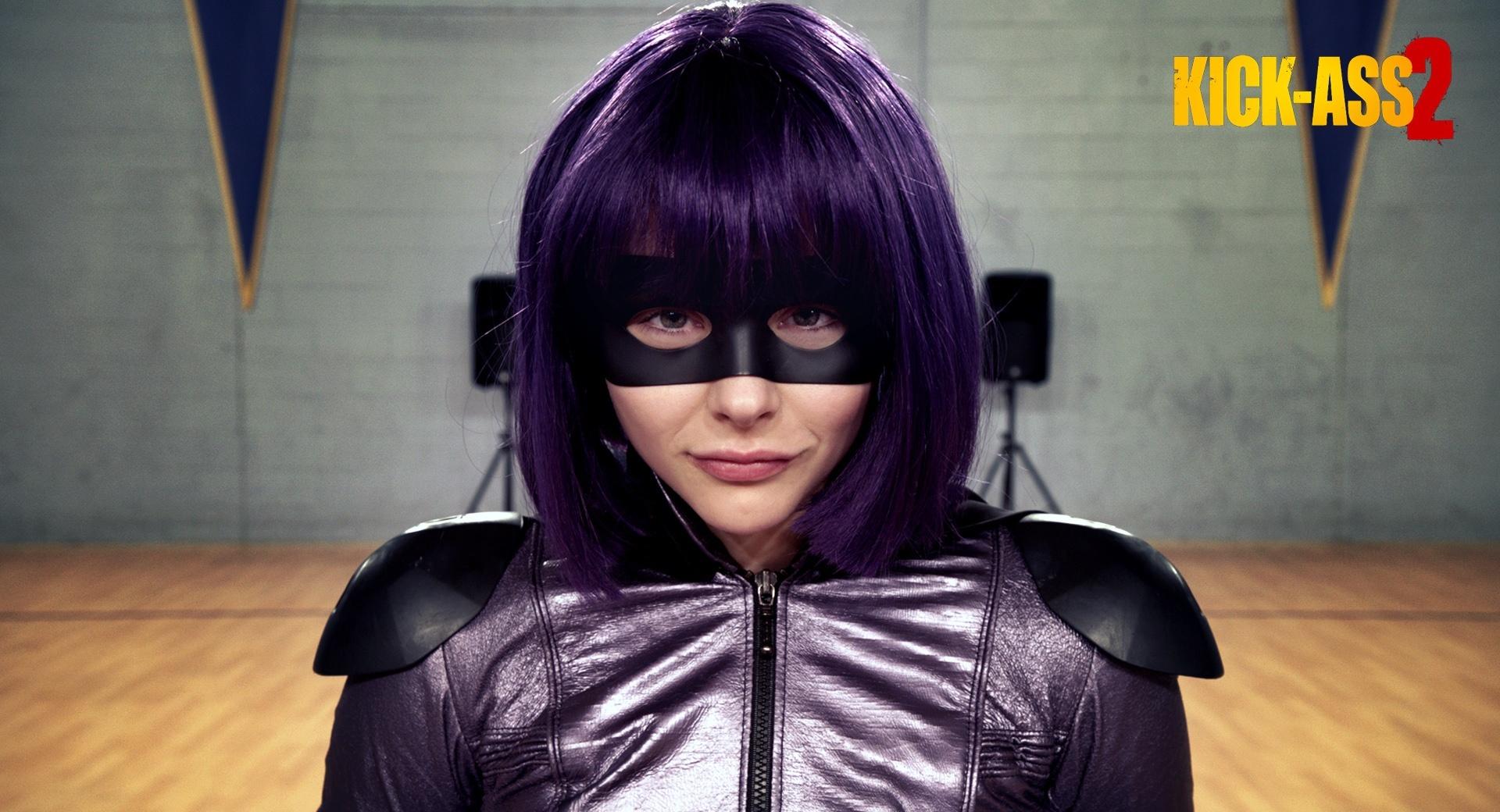 Chloe Moretz in Kick-Ass 2 at 640 x 960 iPhone 4 size wallpapers HD quality