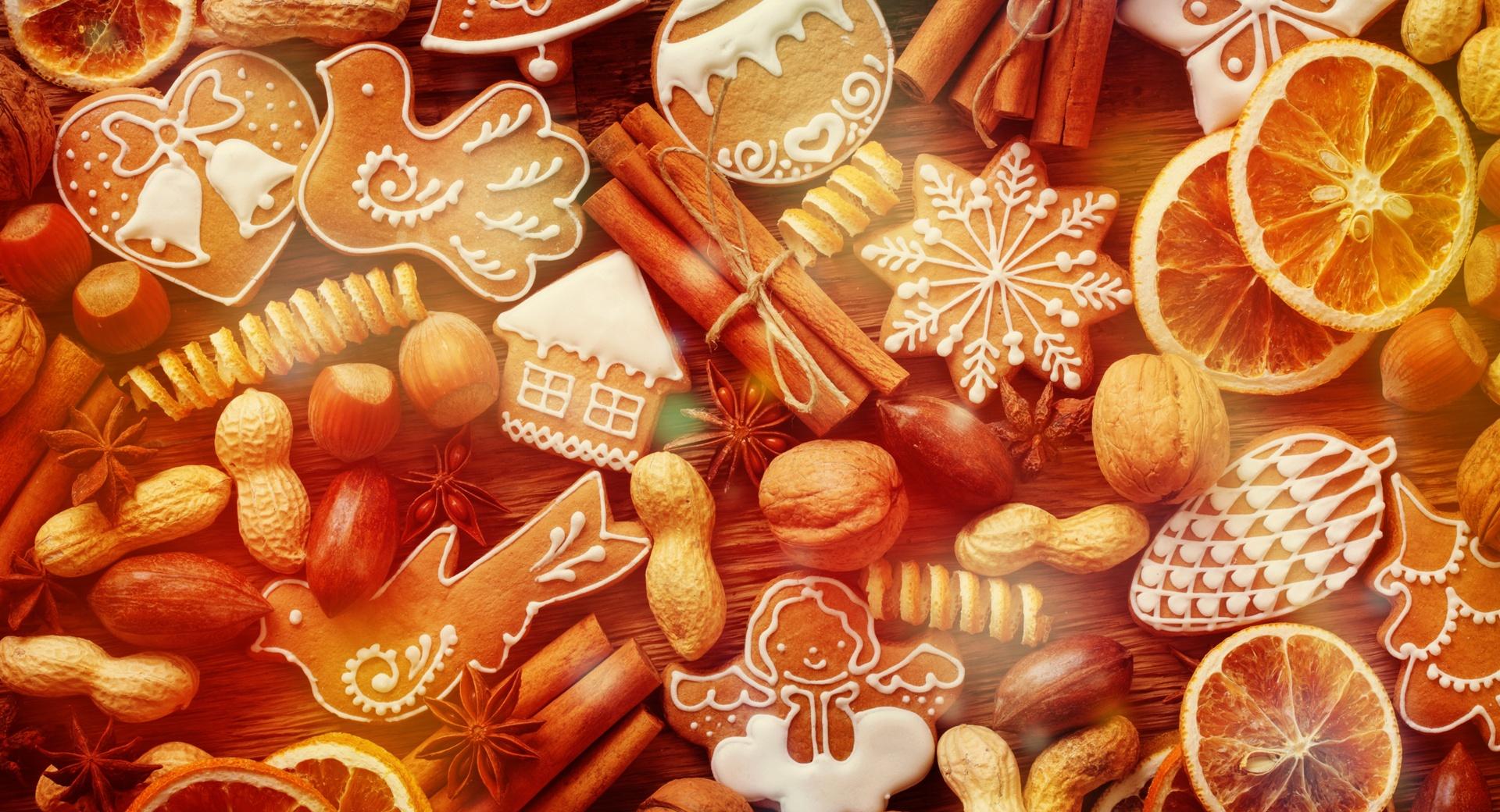 Christmas Gingerbread Cookies by PimpYourScreen at 1152 x 864 size wallpapers HD quality