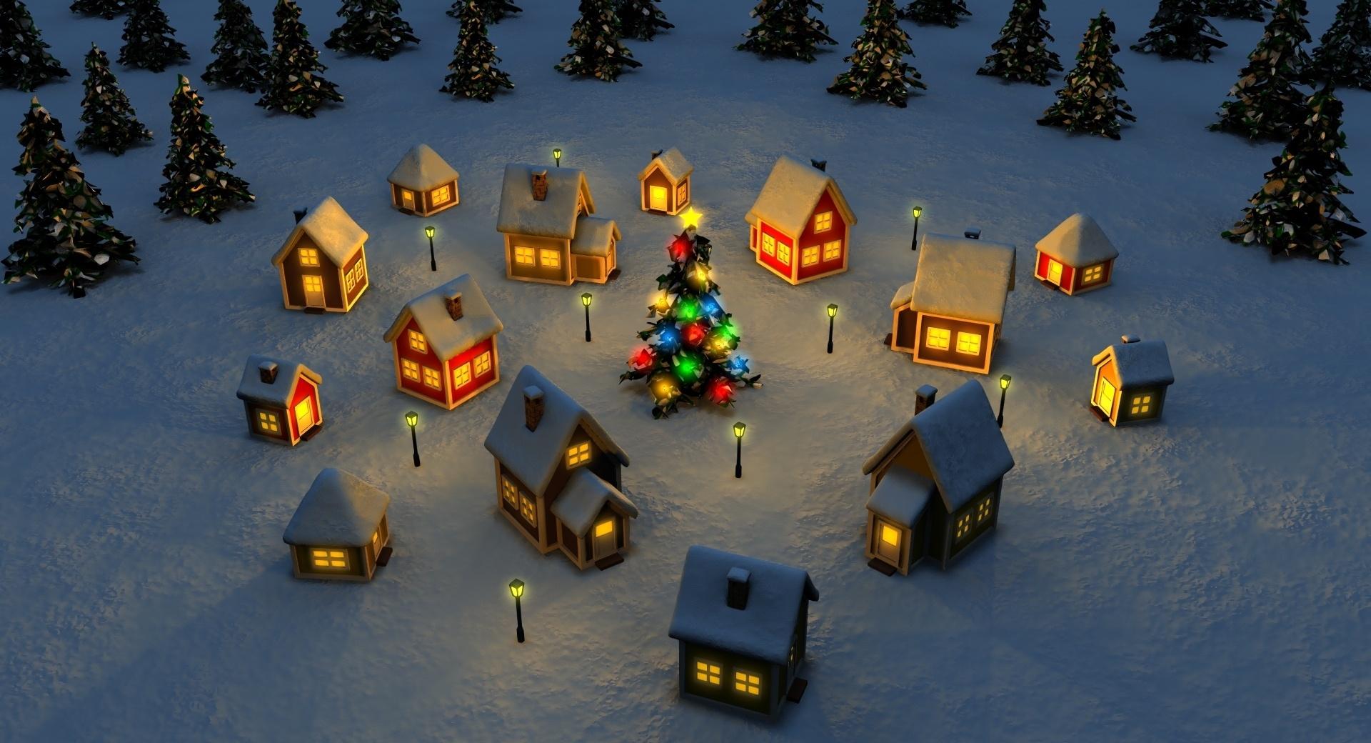 Christmas Village wallpapers HD quality