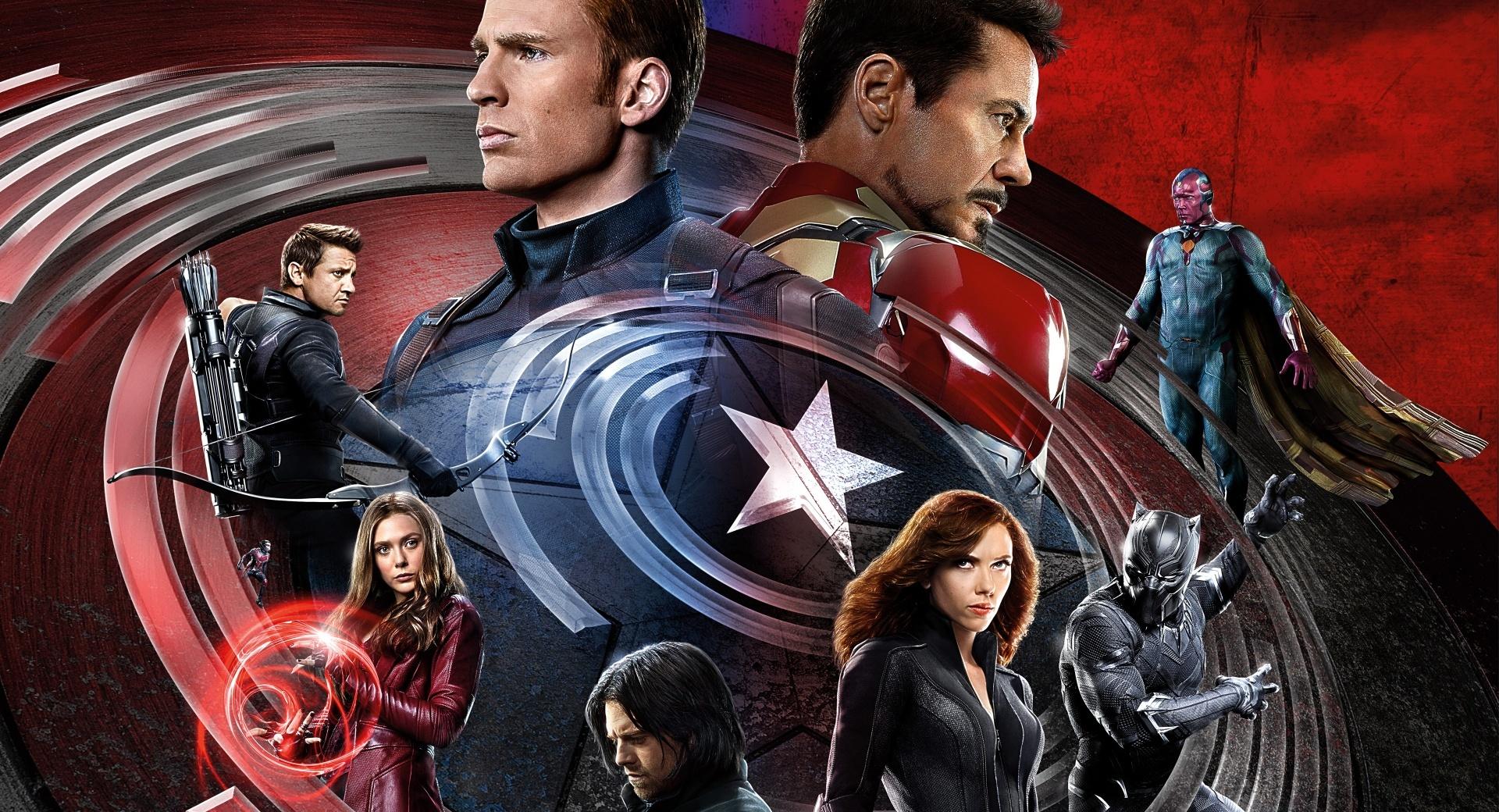 Civil War Captain America, Iron Man at 2048 x 2048 iPad size wallpapers HD quality