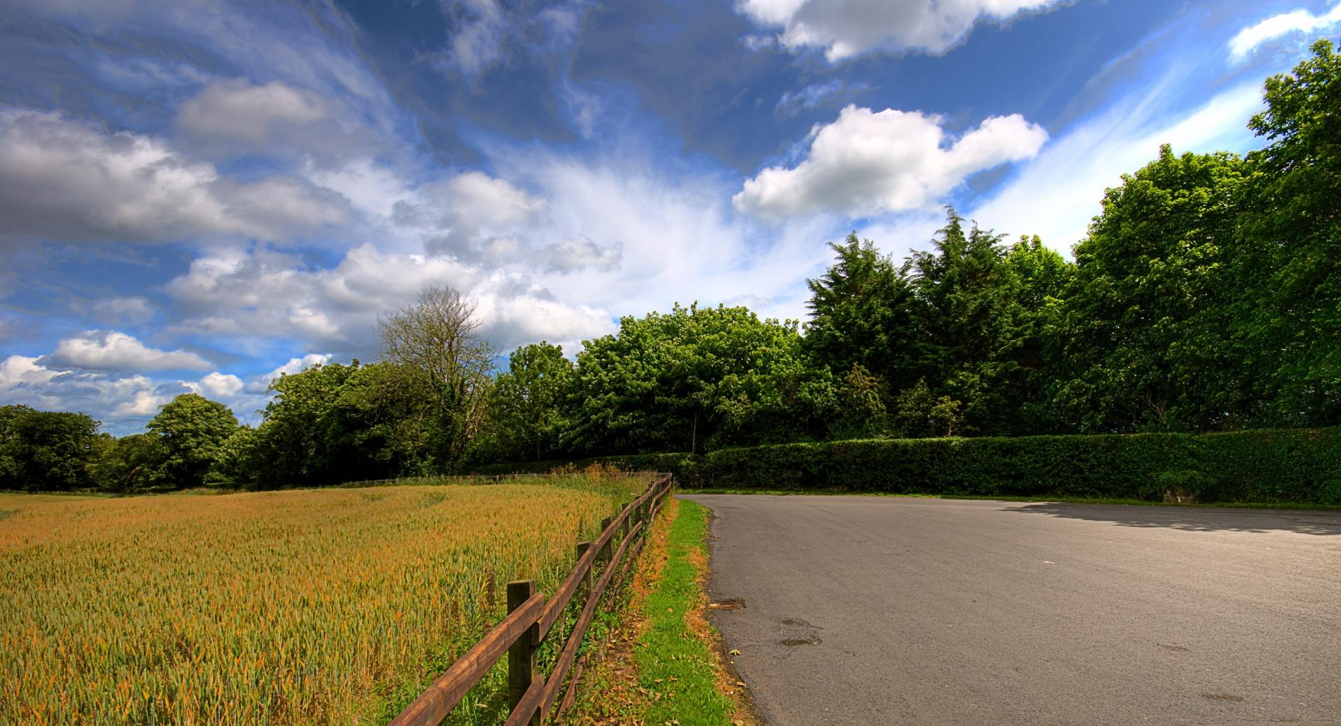Countryside Road at 750 x 1334 iPhone 6 size wallpapers HD quality