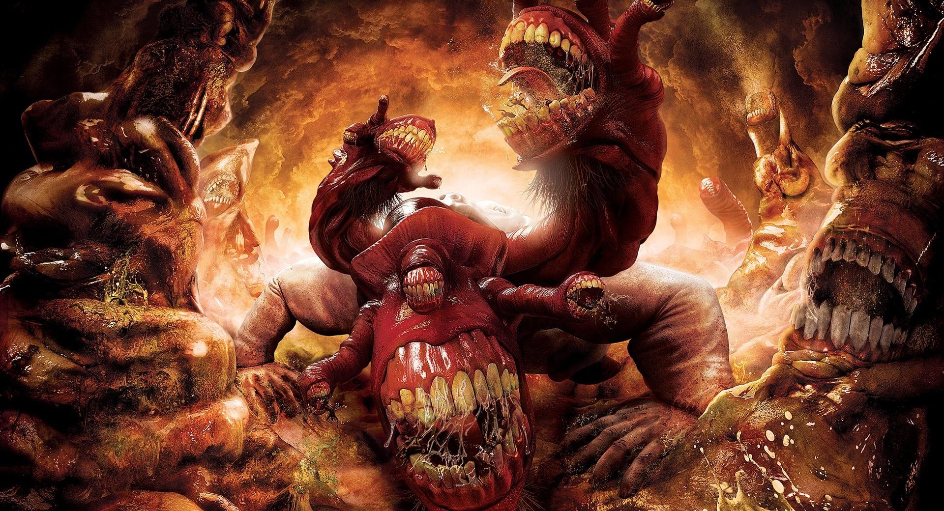 Dantes Inferno Art at 2048 x 2048 iPad size wallpapers HD quality