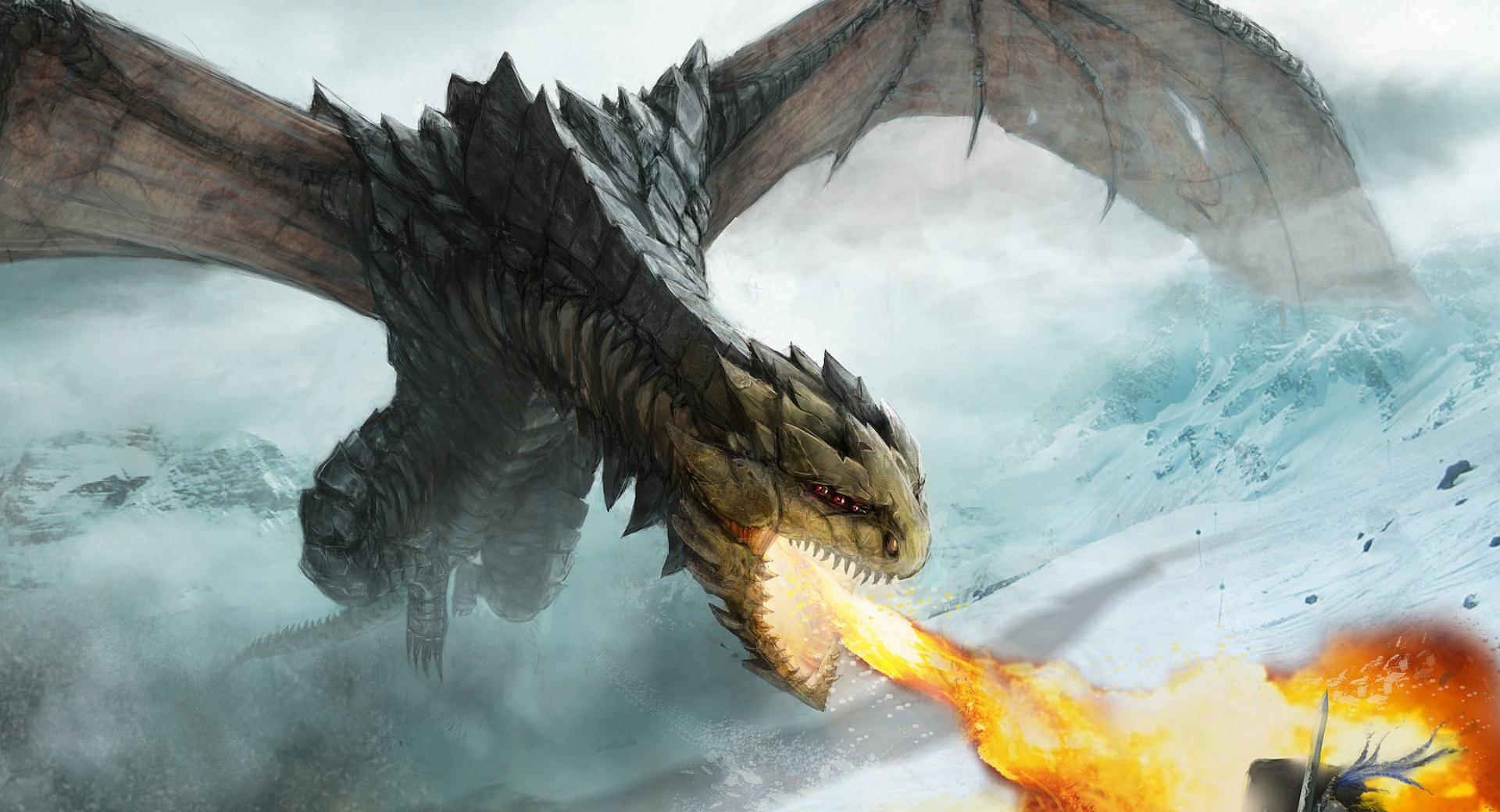 Dragon Fire at 1024 x 1024 iPad size wallpapers HD quality