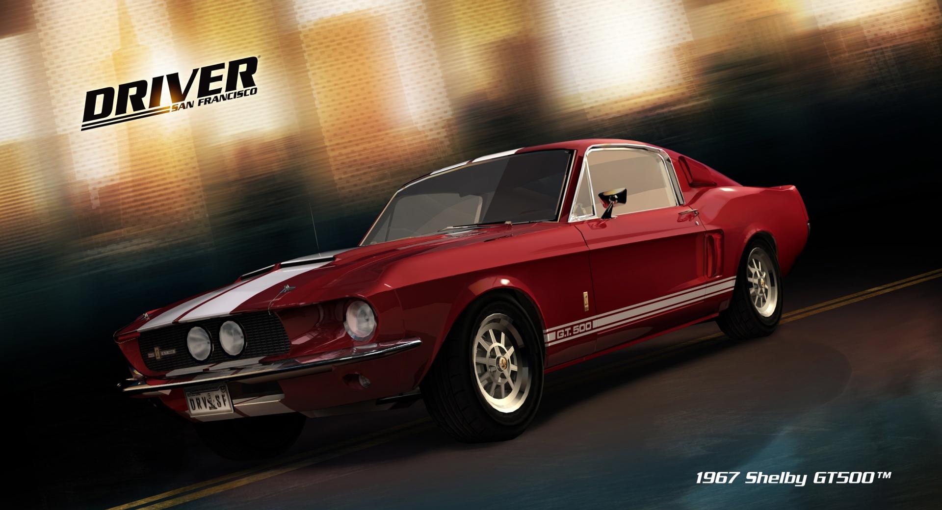 Driver San Francisco 1967 Shelby GT500 at 1024 x 1024 iPad size wallpapers HD quality