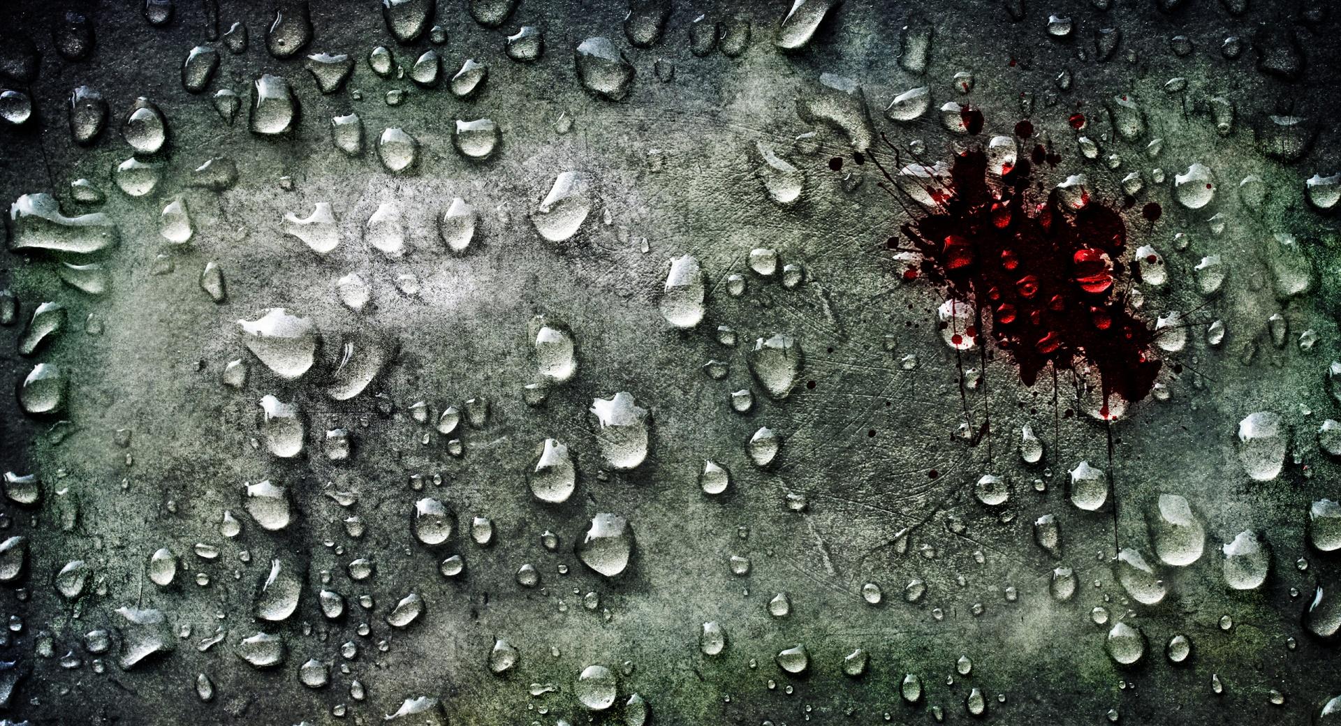 Drop Of Blood at 640 x 1136 iPhone 5 size wallpapers HD quality