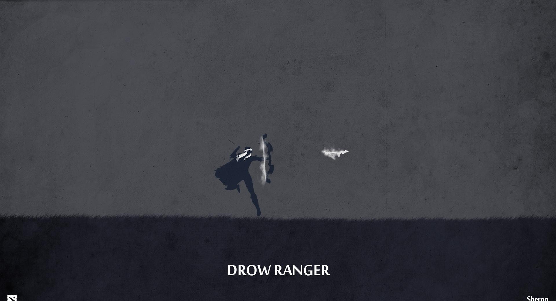 Drow Ranger - DotA 2 at 640 x 960 iPhone 4 size wallpapers HD quality