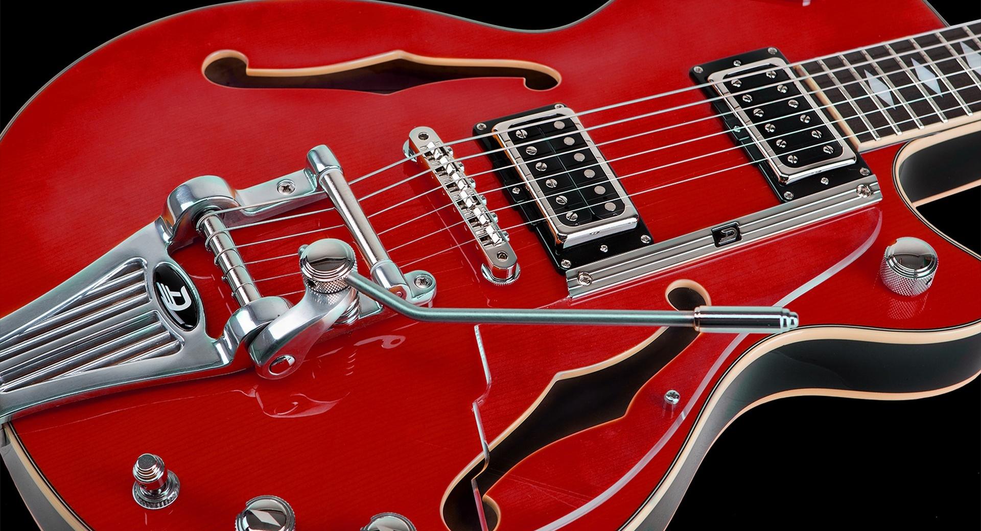 Duesenberg red guitar at 1024 x 768 size wallpapers HD quality