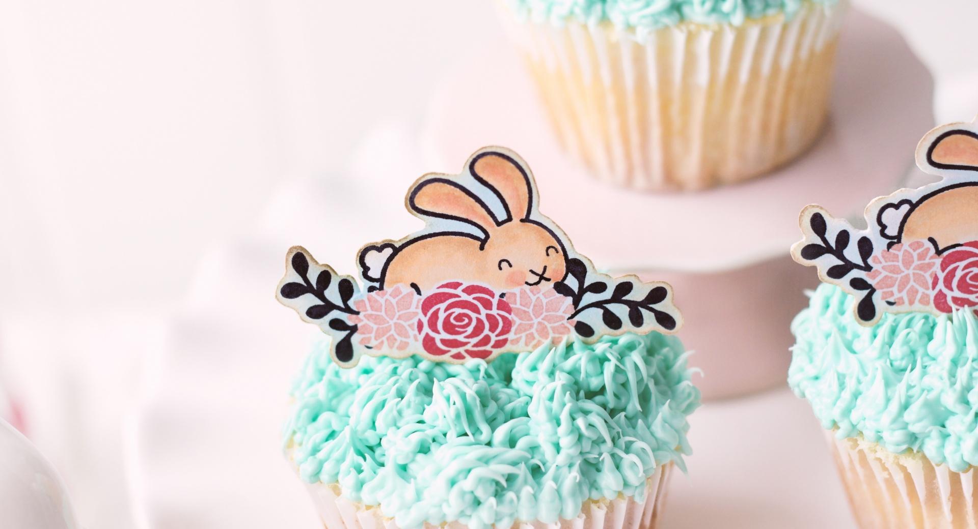 Easter Muffins at 640 x 960 iPhone 4 size wallpapers HD quality
