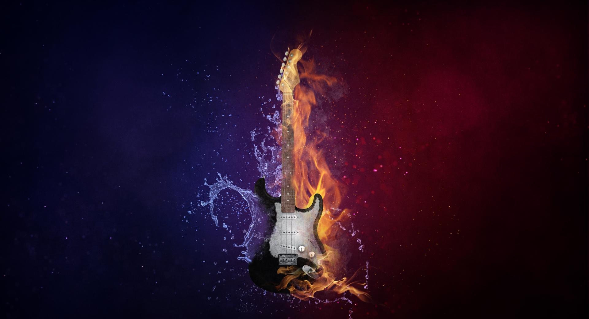 Electric Guitar at 640 x 960 iPhone 4 size wallpapers HD quality
