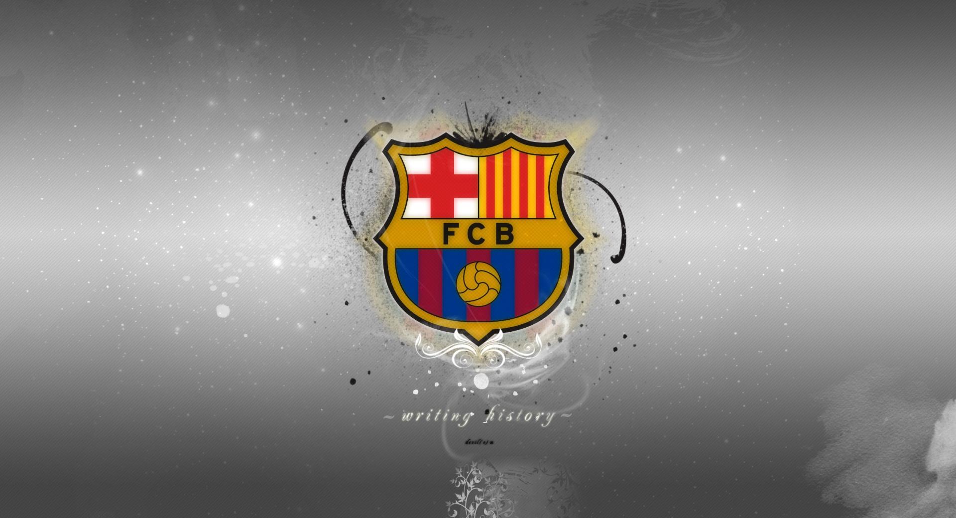 FC Barcelona Emblem at 2048 x 2048 iPad size wallpapers HD quality