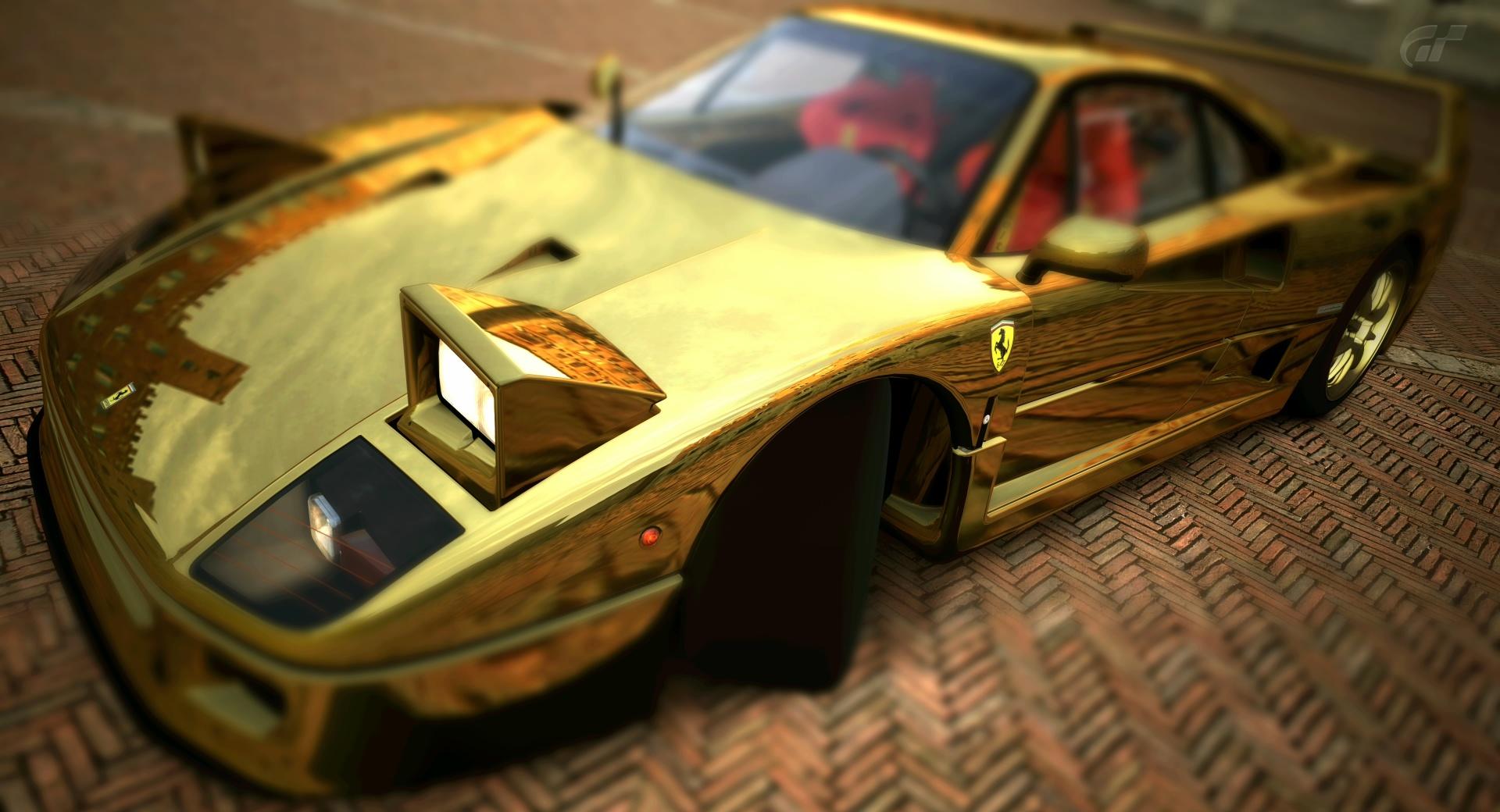 Ferrari F40 Gold wallpapers HD quality