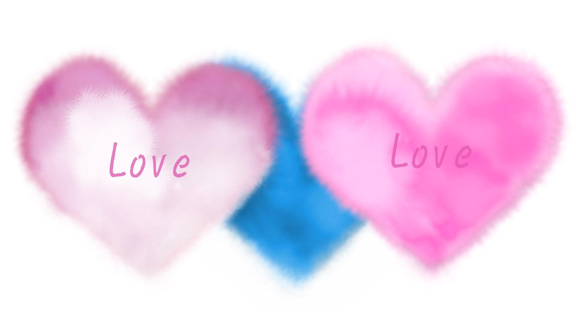 Fluffy Hearts at 1152 x 864 size wallpapers HD quality