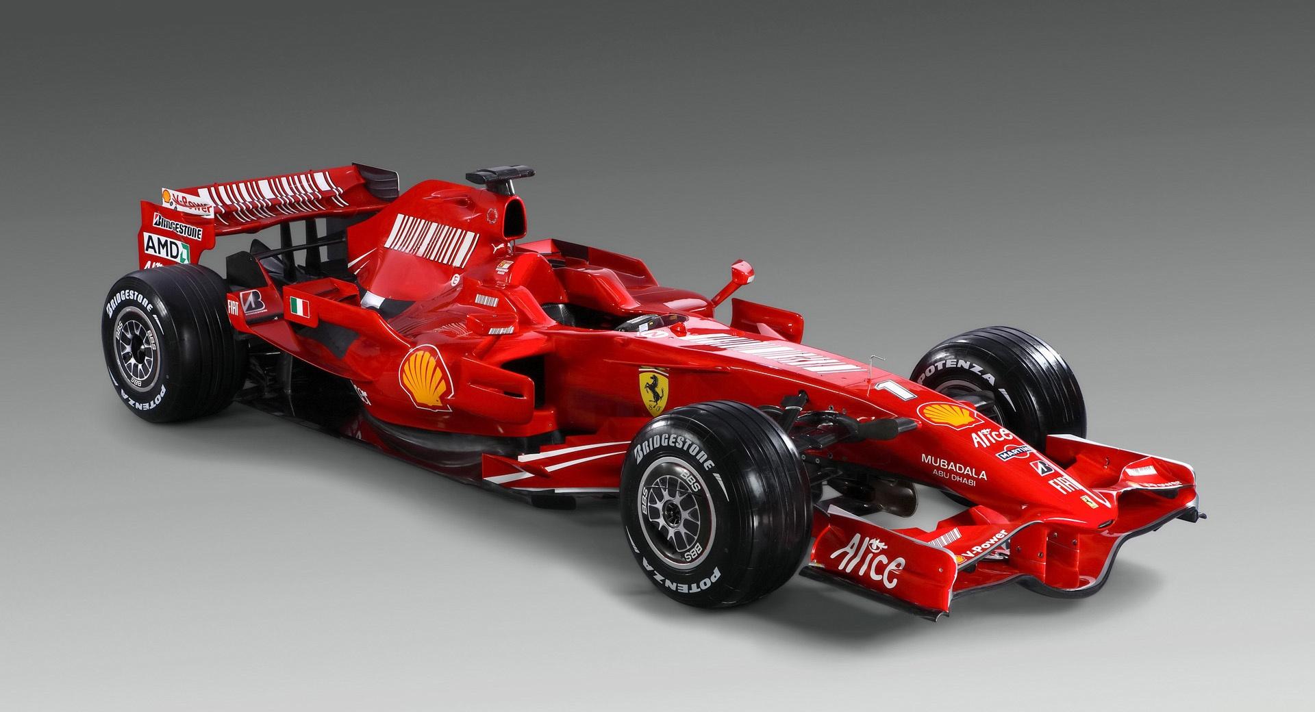 Formula 1 Ferrari F2008 at 2048 x 2048 iPad size wallpapers HD quality