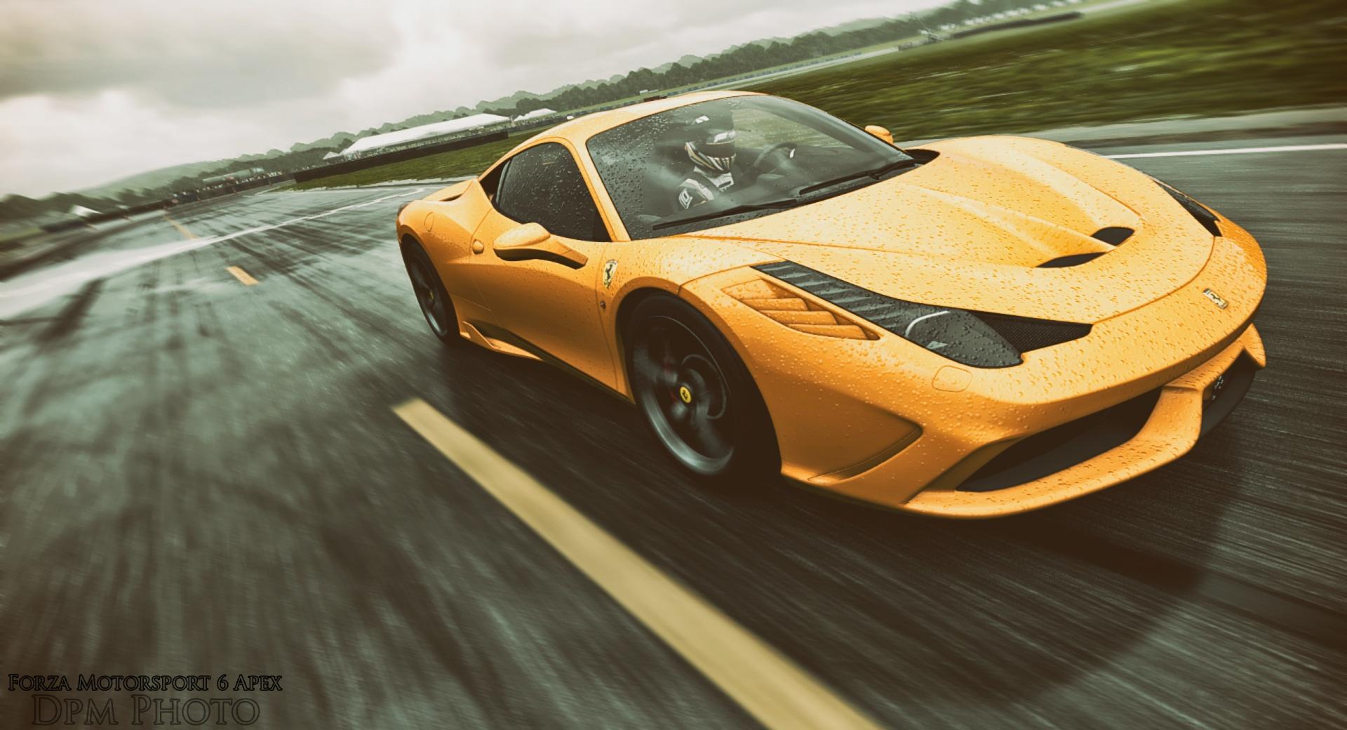 Forza Motorsport 6 458 Speciale at 750 x 1334 iPhone 6 size wallpapers HD quality