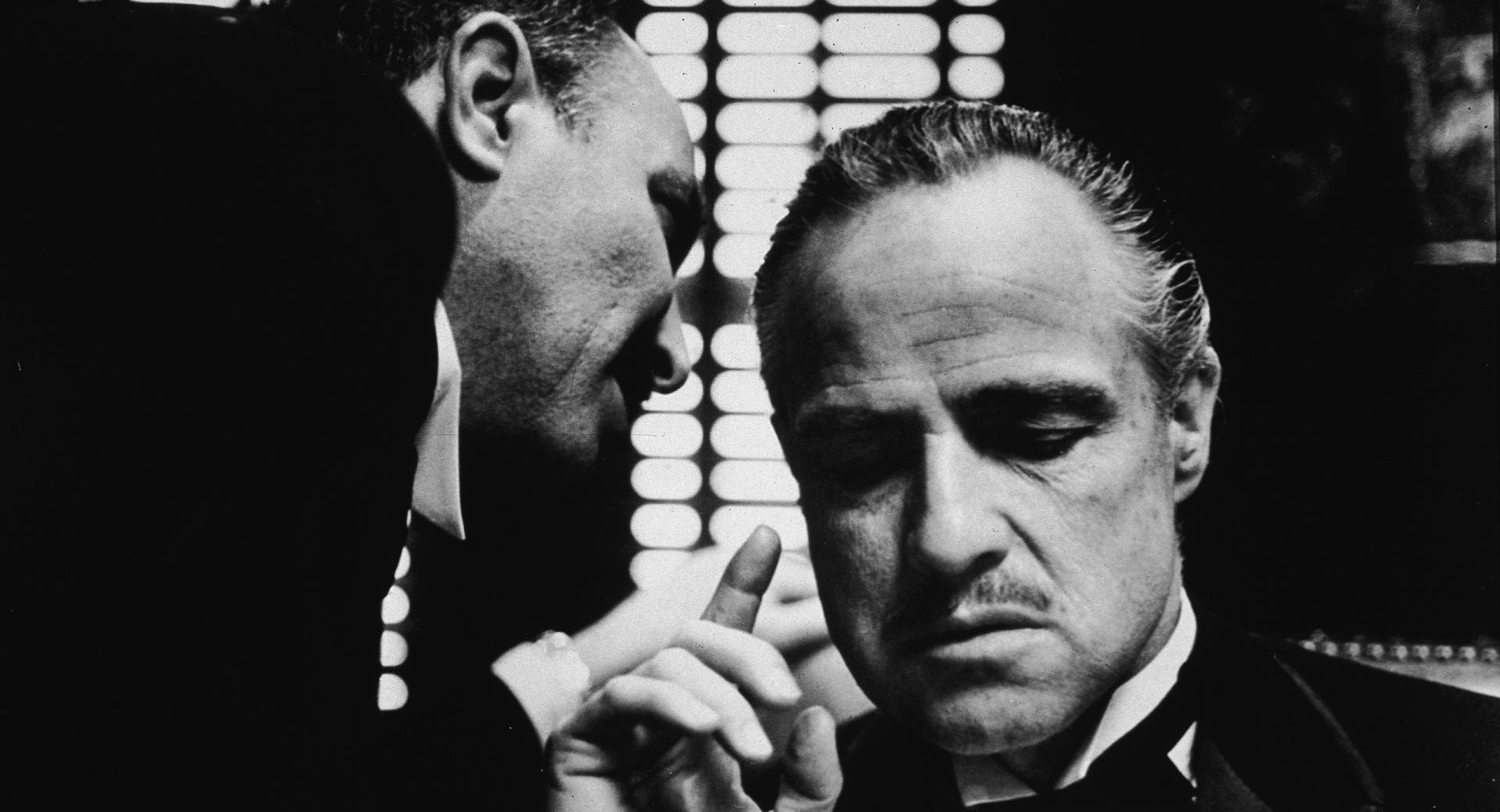 Godfather Marlon Brando at 320 x 480 iPhone size wallpapers HD quality