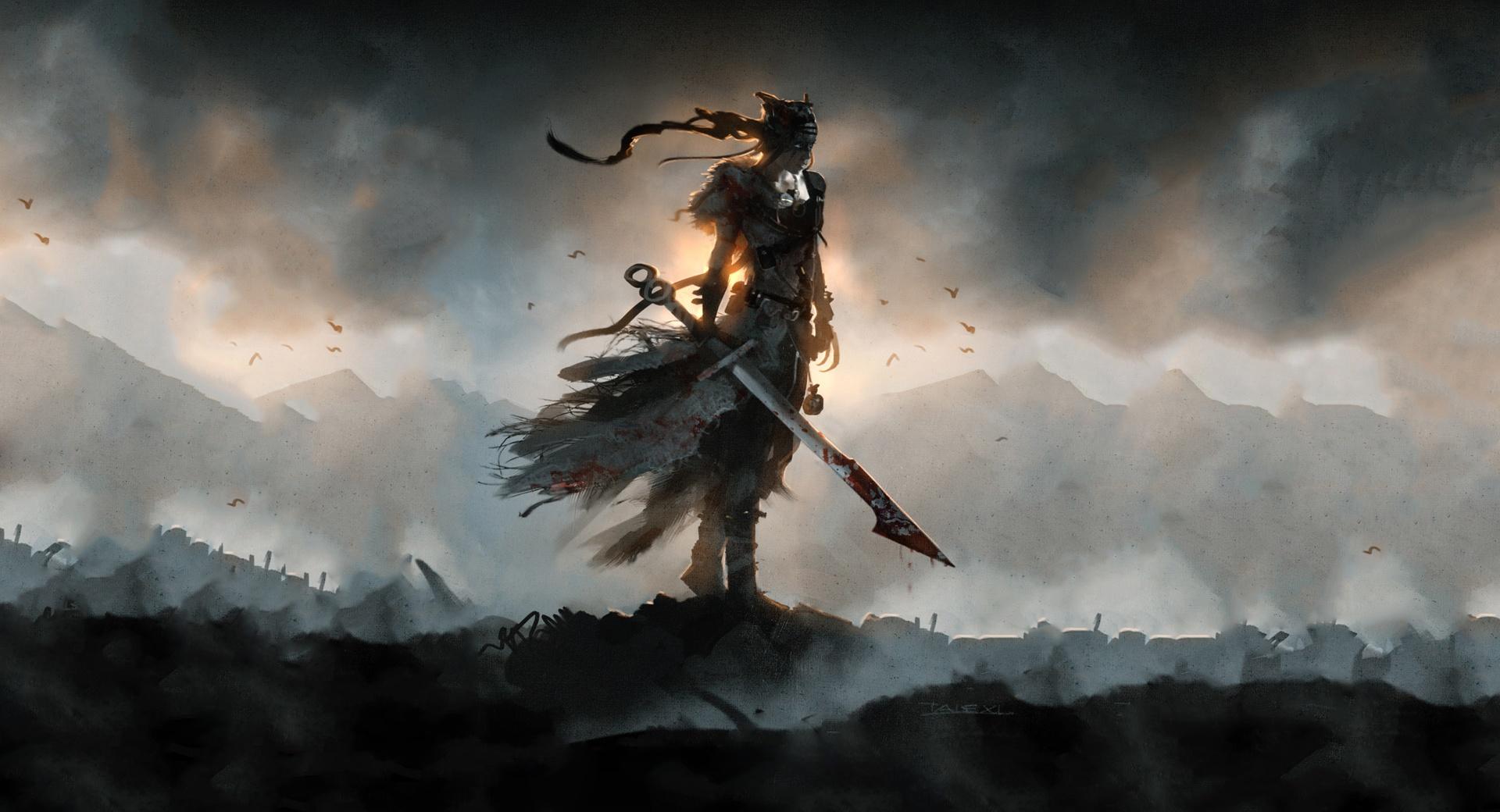 Hellblade 2 at 320 x 480 iPhone size wallpapers HD quality