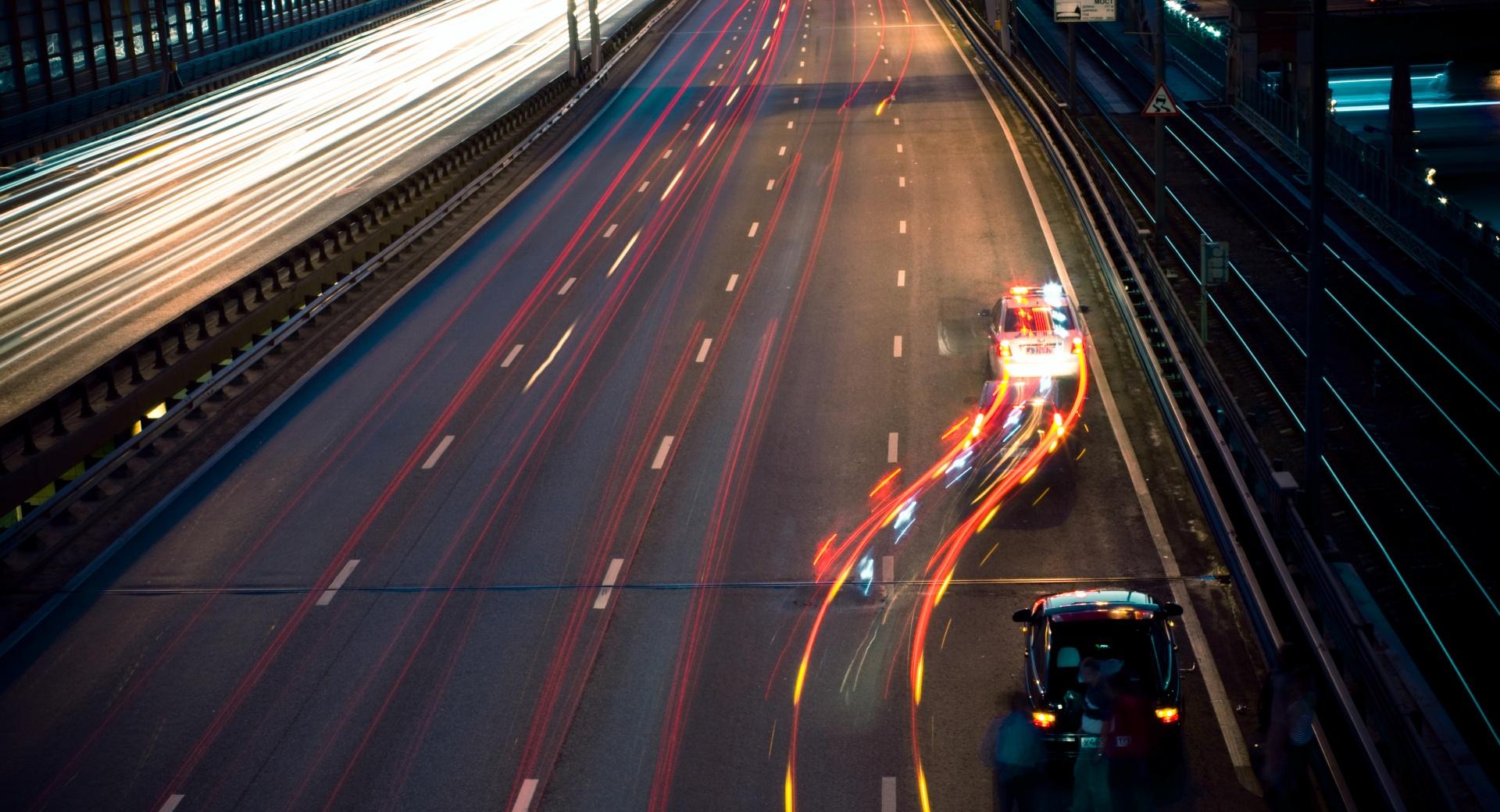 Highway At Night at 750 x 1334 iPhone 6 size wallpapers HD quality