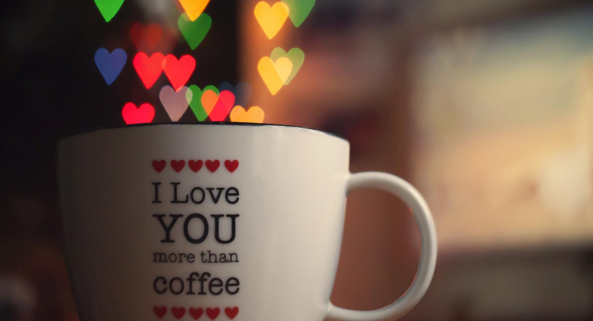 I Love You More Than Cofee at 1024 x 768 size wallpapers HD quality