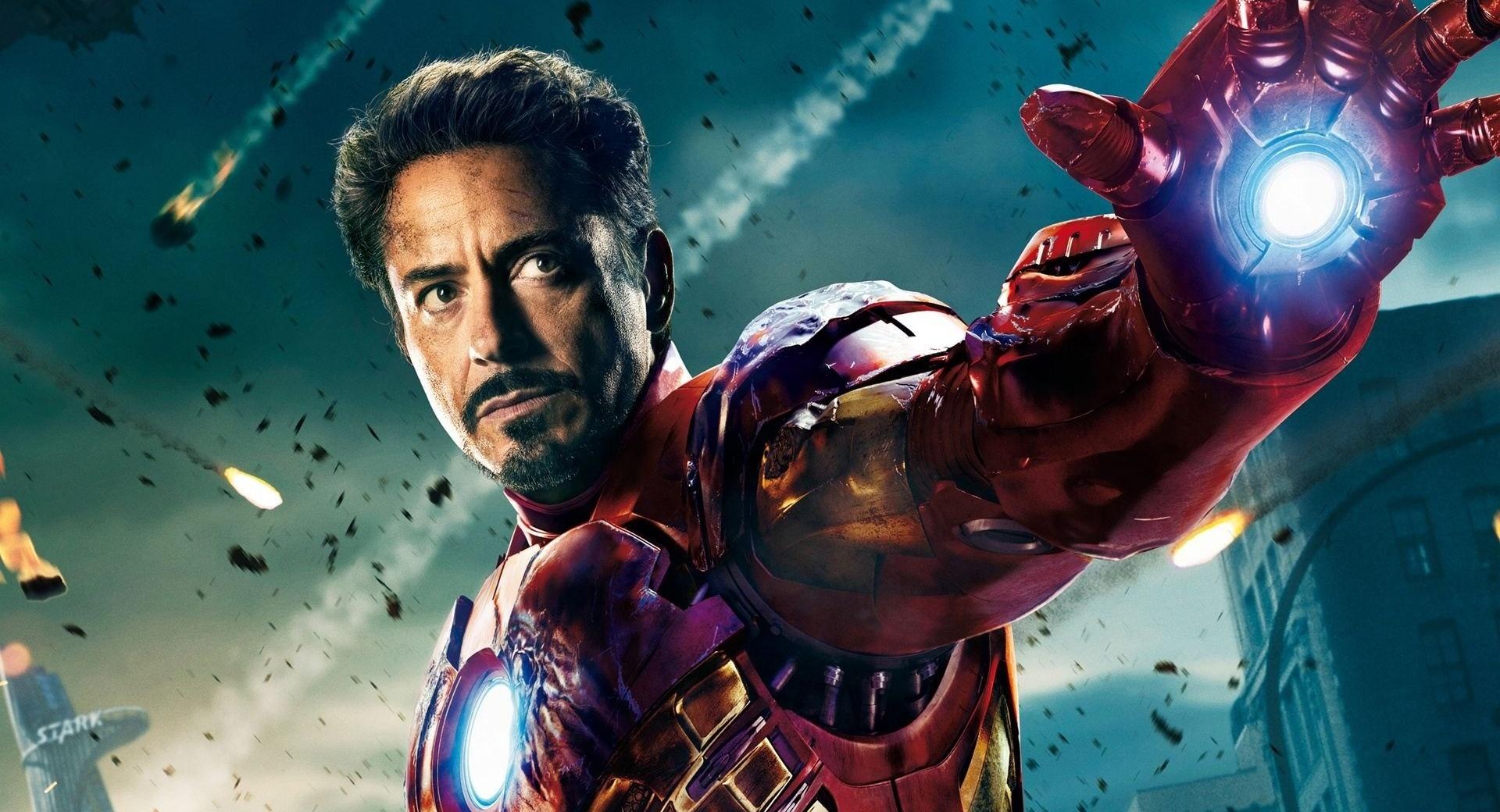 Iron Man In The Avengers Movie at 2048 x 2048 iPad size wallpapers HD quality