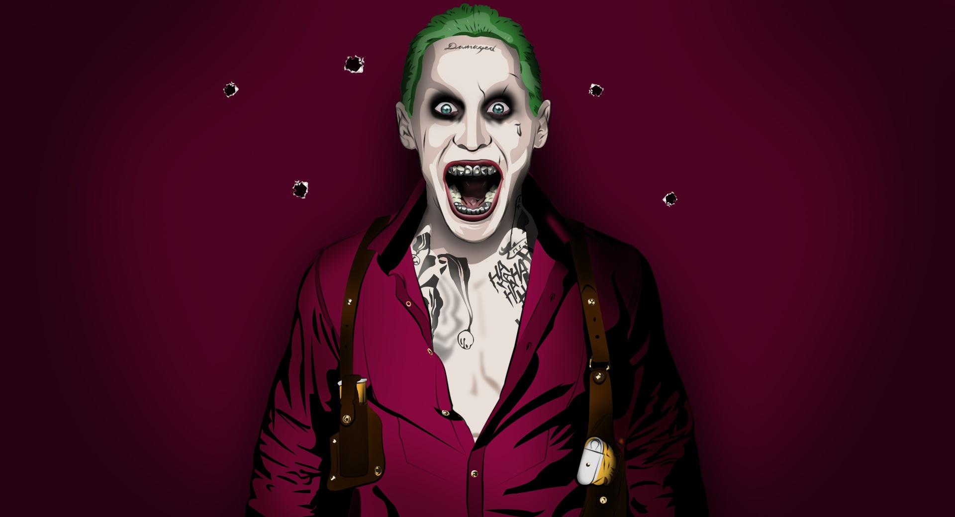 Jared Joker Leto at 1024 x 1024 iPad size wallpapers HD quality
