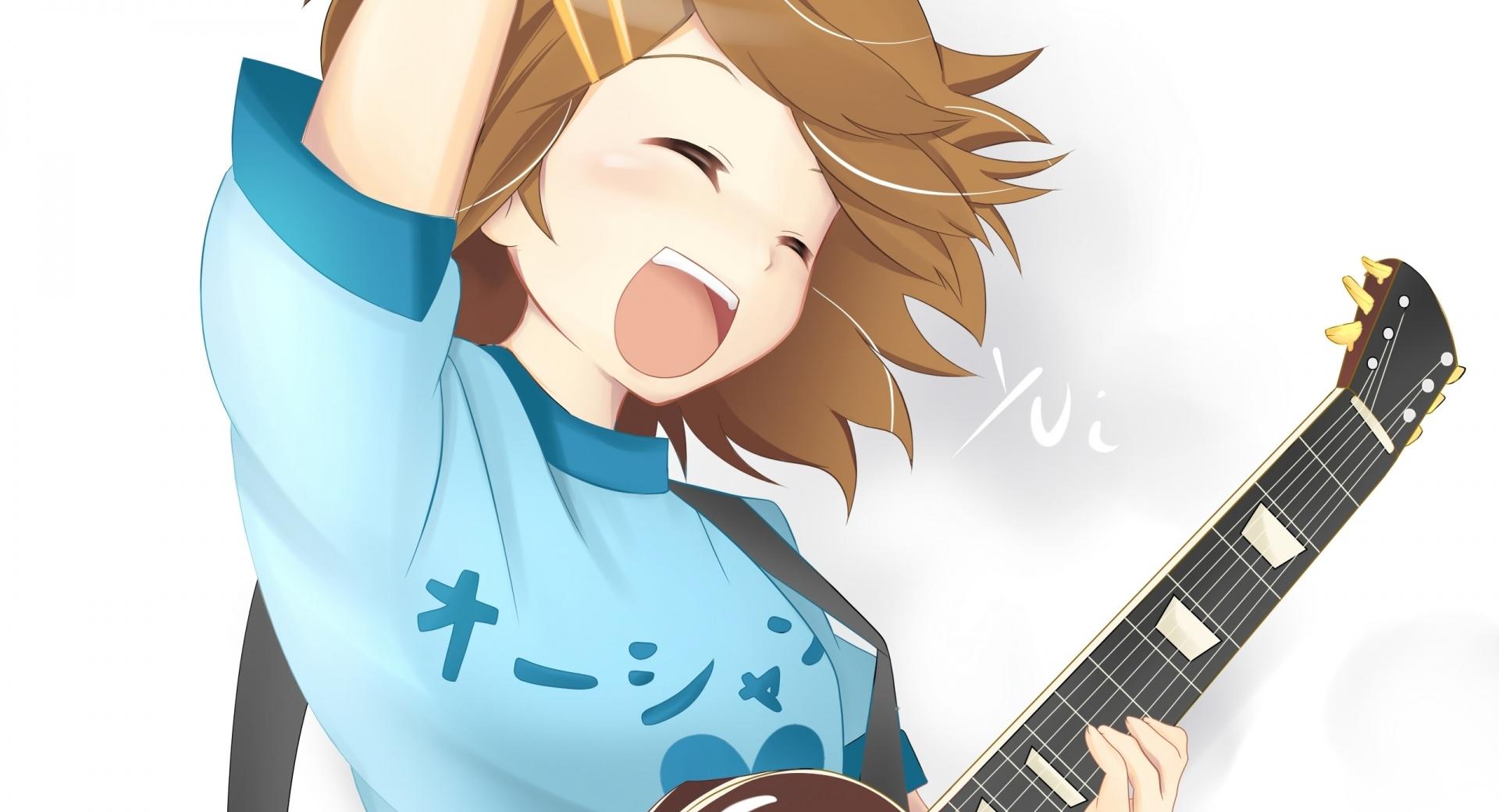 K ON! Yui at 640 x 960 iPhone 4 size wallpapers HD quality