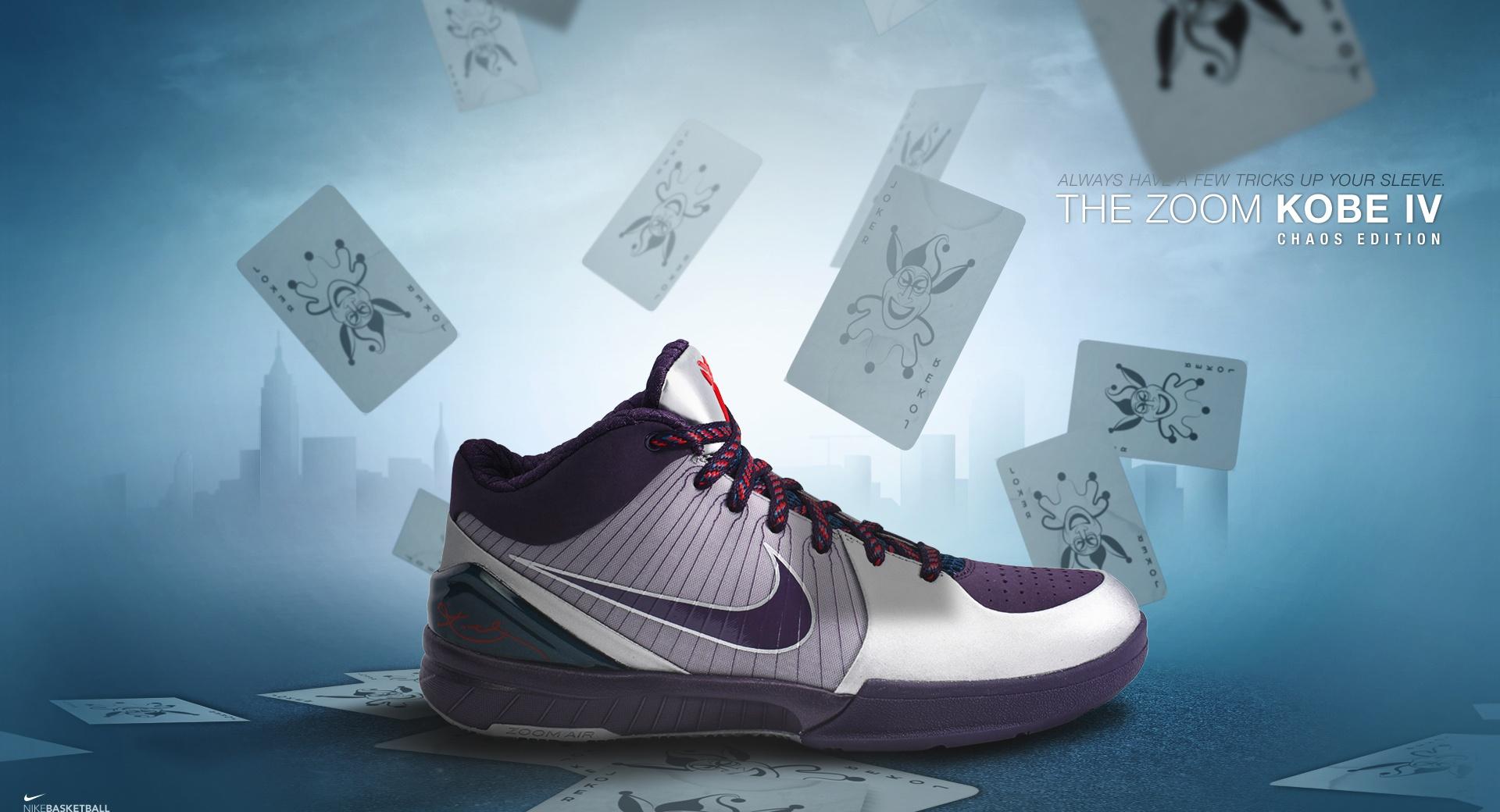 Kobe IV  Nike Basketball Sneakers at 1024 x 1024 iPad size wallpapers HD quality