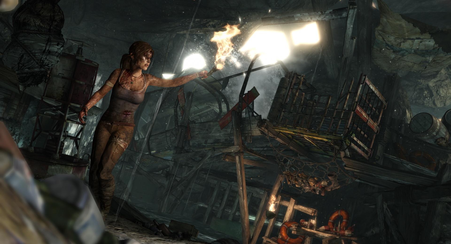 Lara Croft Survivor (2013) at 320 x 480 iPhone size wallpapers HD quality